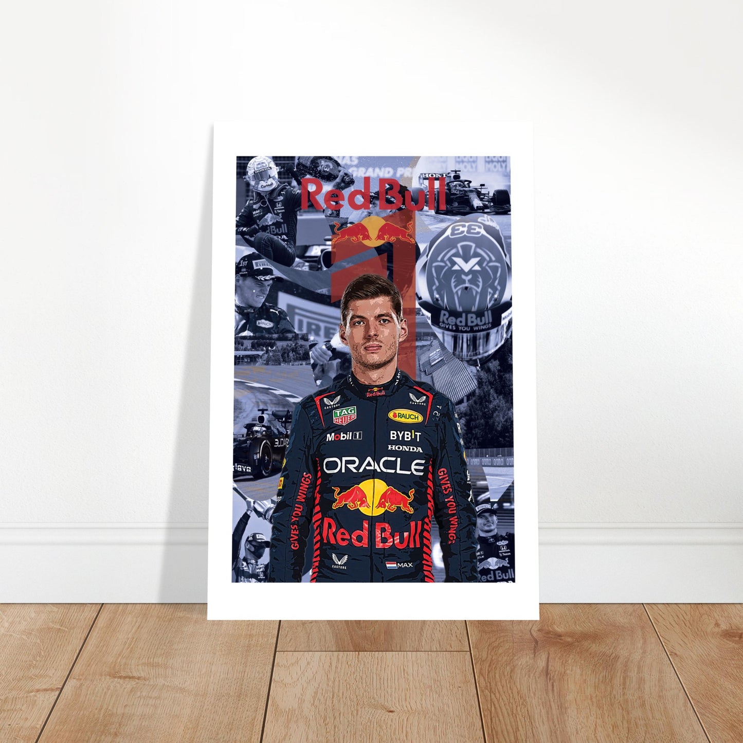 Max Verstappen Custom Classic Semi-Glossy Paper Poster