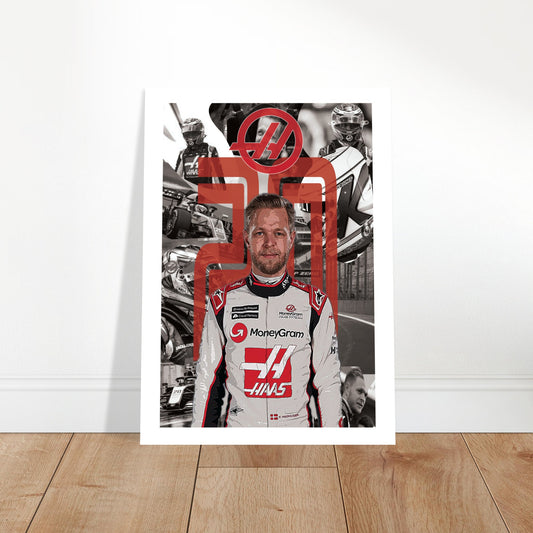 Kevin Magnussen Custom Classic Semi-Glossy Paper Poster