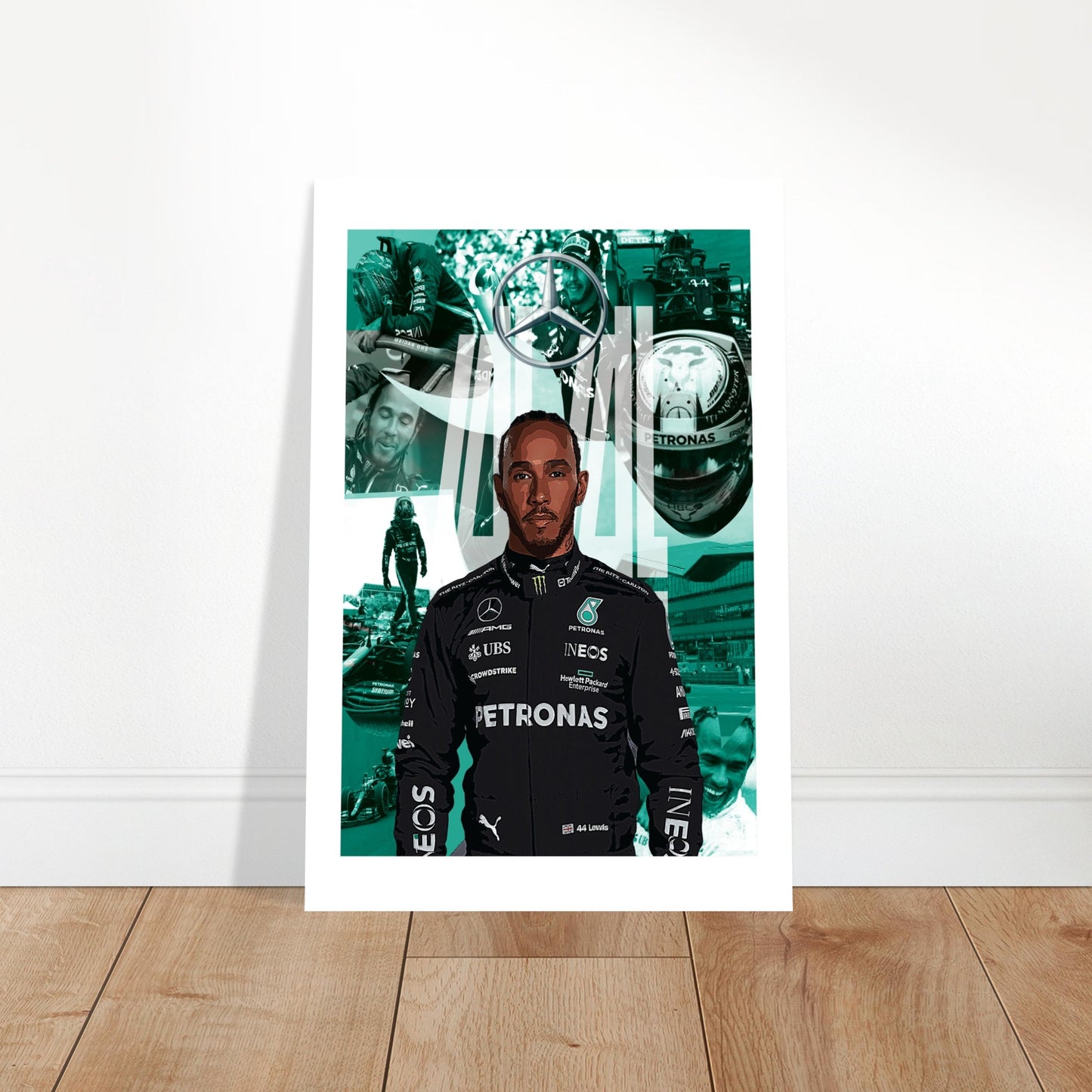 Lewis Hamilton Custom Classic Semi-Glossy Paper Poster