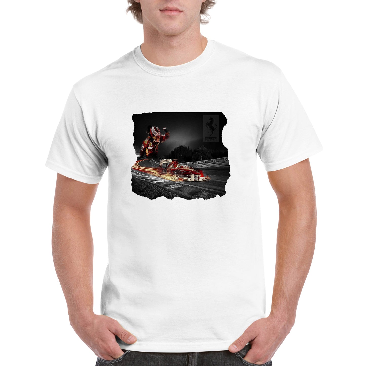 Spa-F1 Custom Heavyweight Unisex Crewneck T-shirt