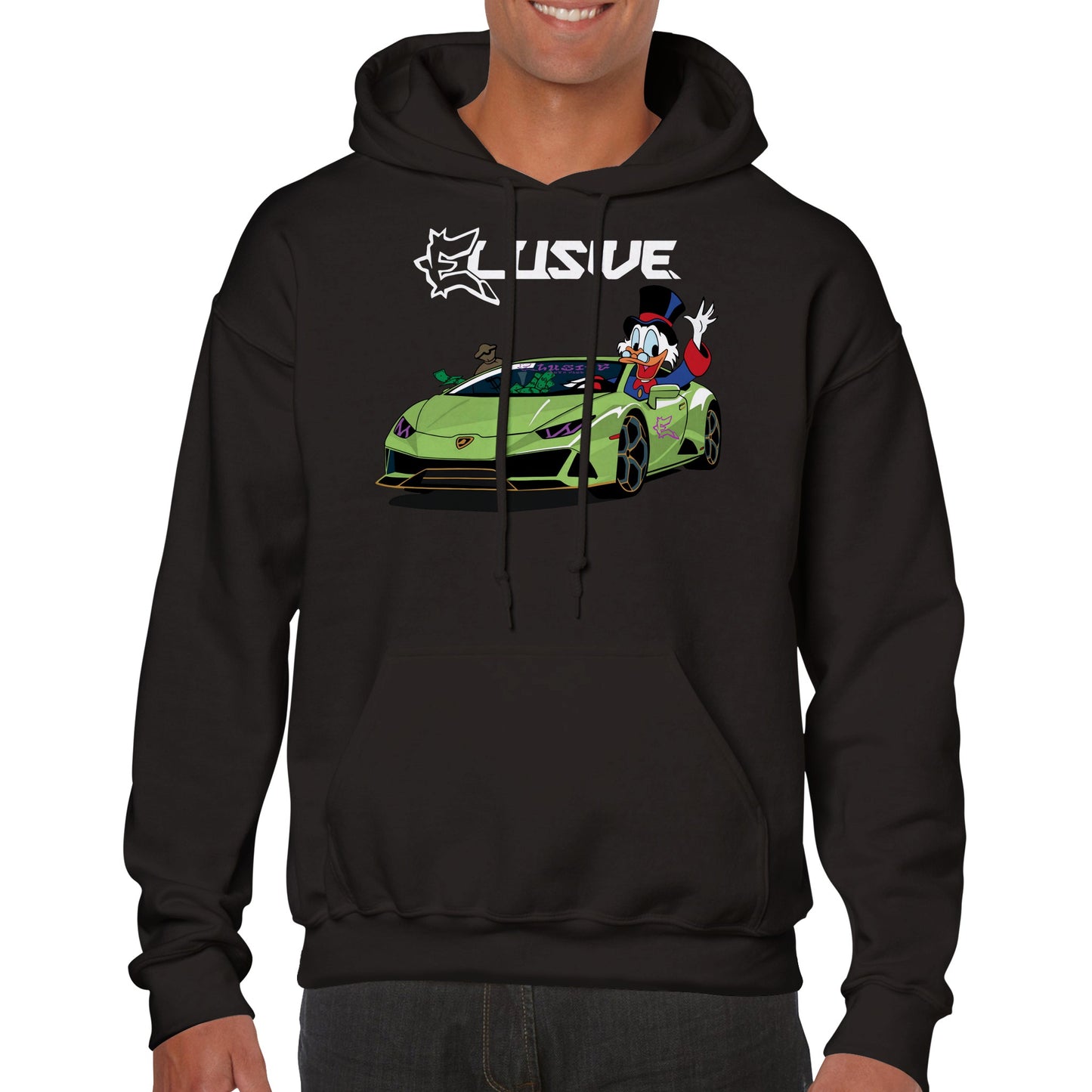 Lambo Scrooge Classic Unisex Pullover Hoodie