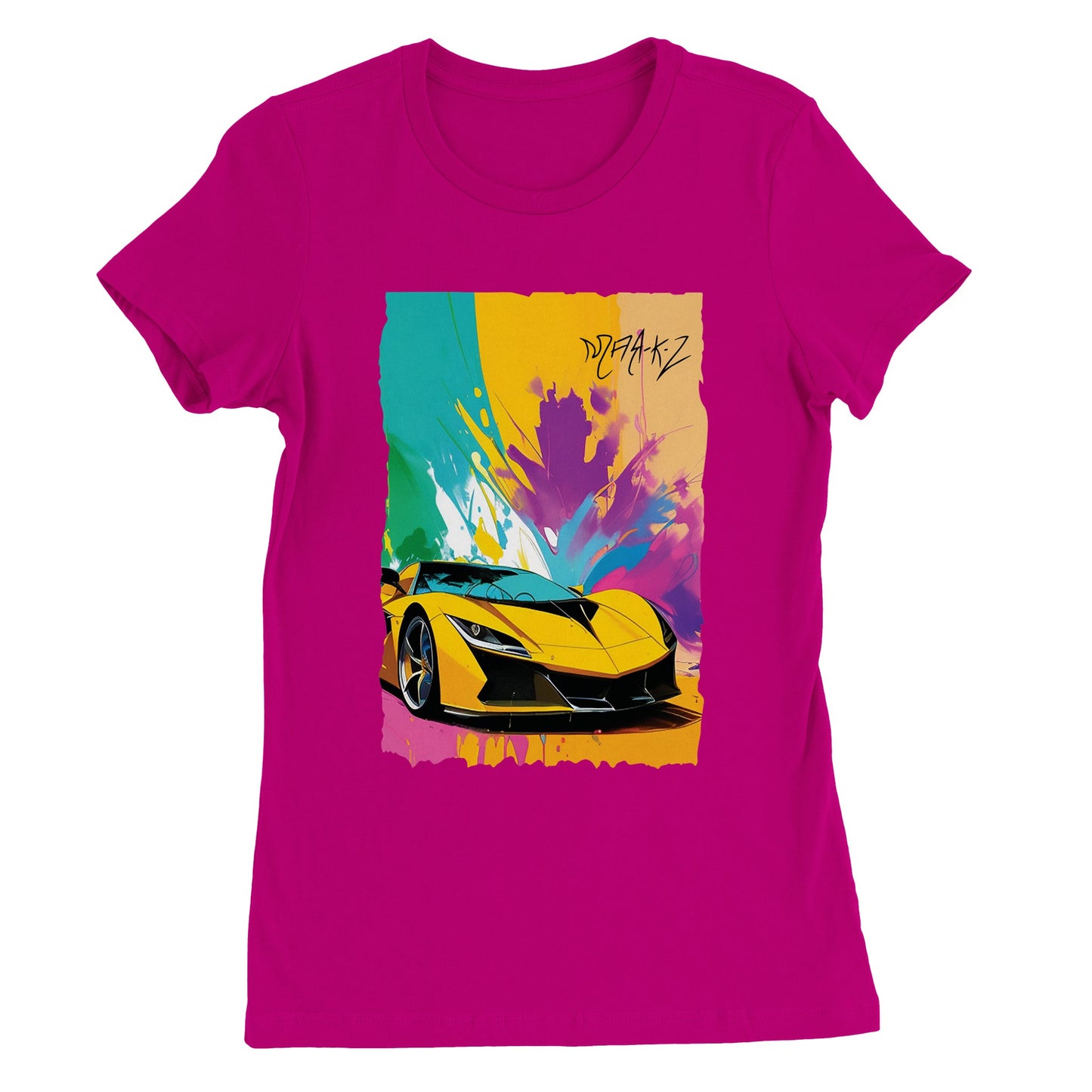 Supercar Delight Premium Womens Crewneck T-shirt