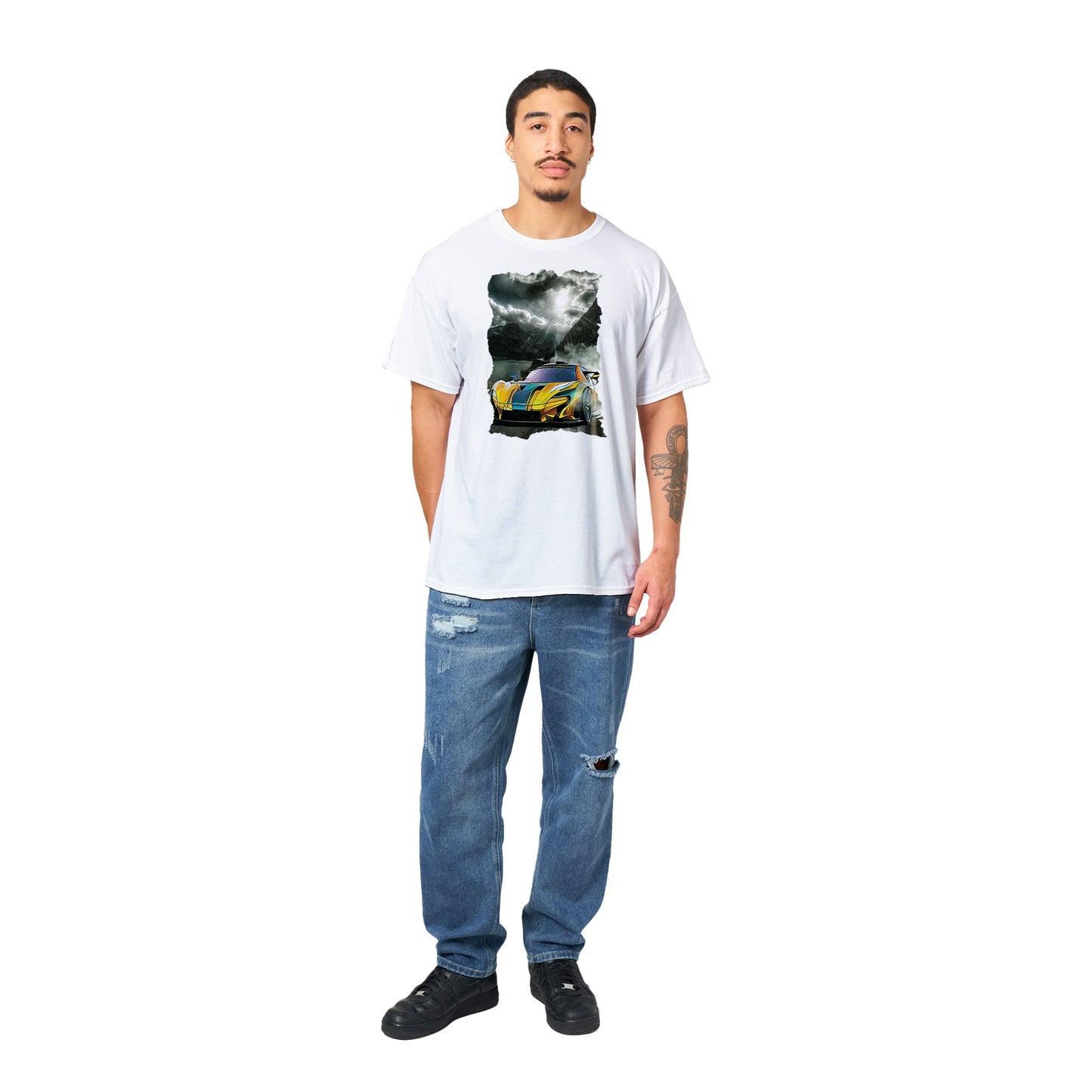 Mountain Smoke Heavyweight Unisex Crewneck T-shirt