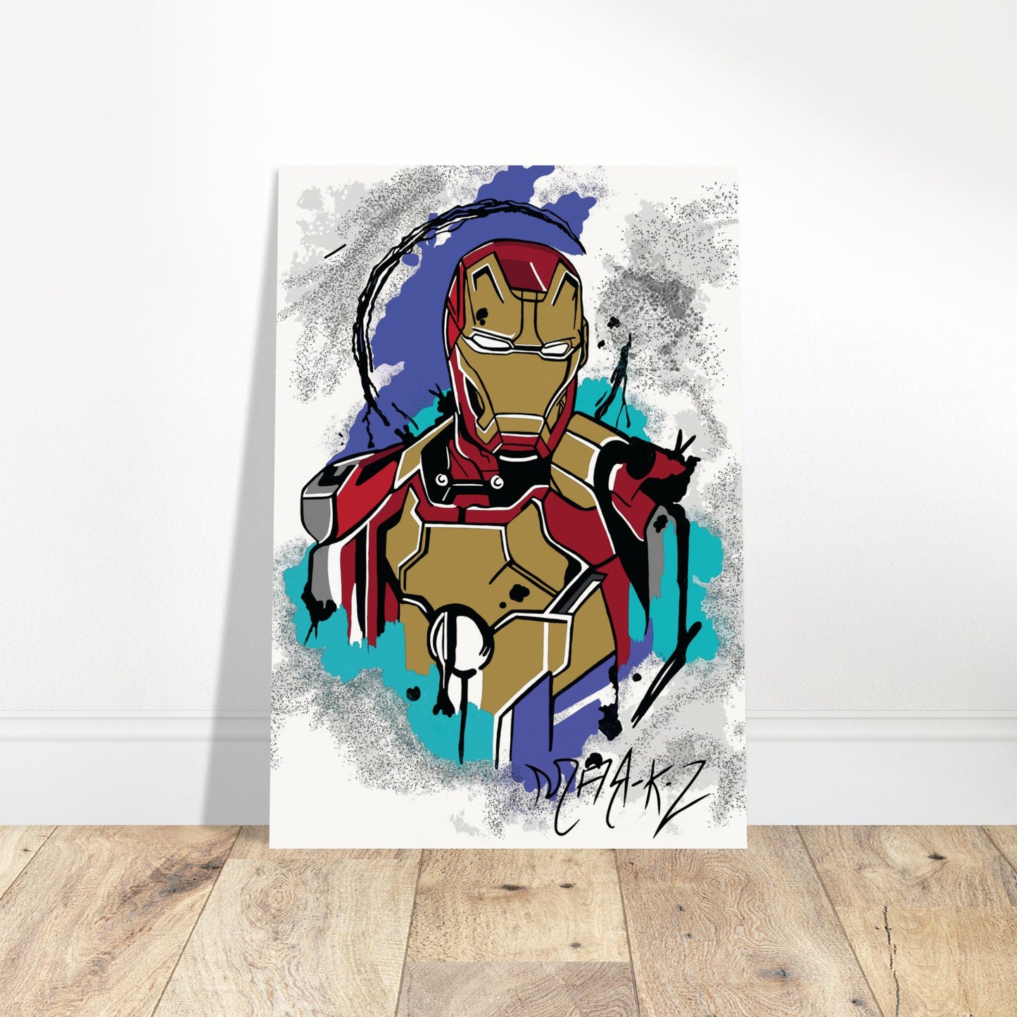 Custom Iron Man Museum-Quality Matte Paper Poster