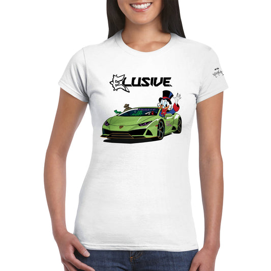 Lambo Scrooge Classic Womens Crewneck T-shirt