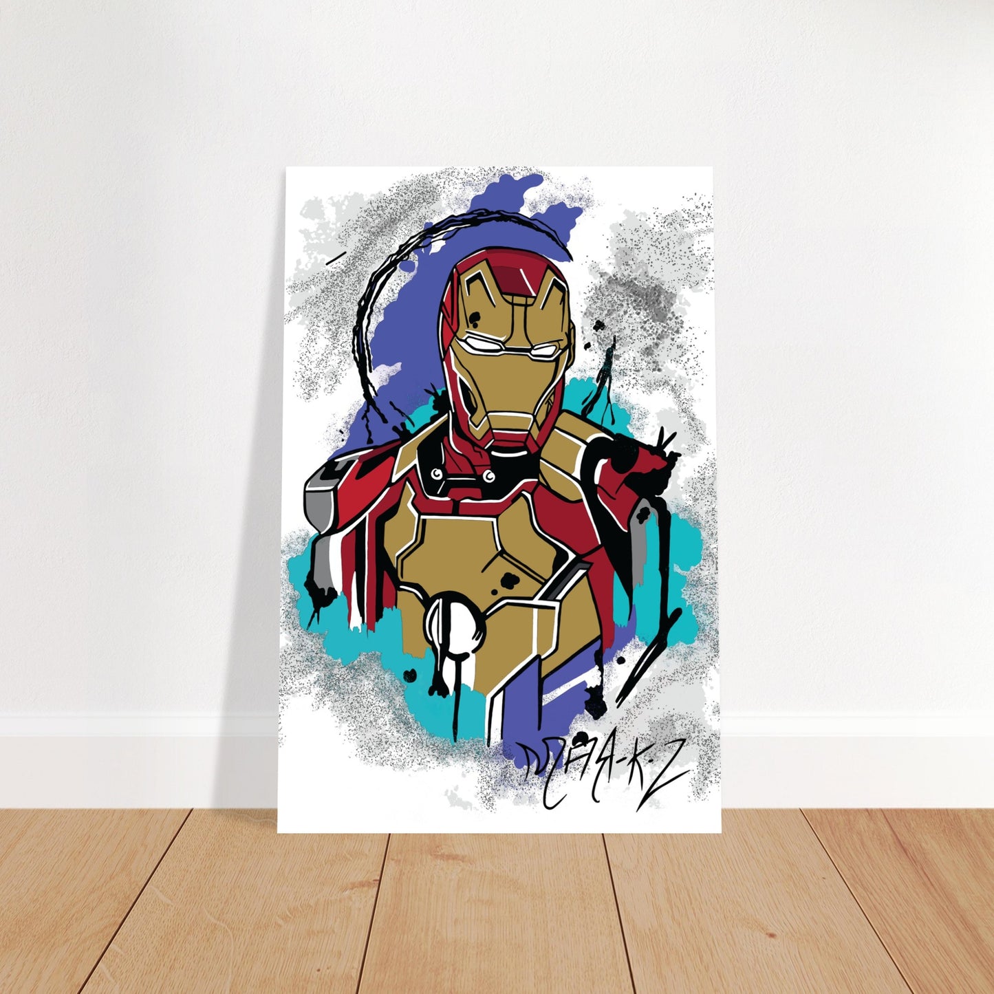 Custom Iron Man Premium Semi-Glossy Paper Poster