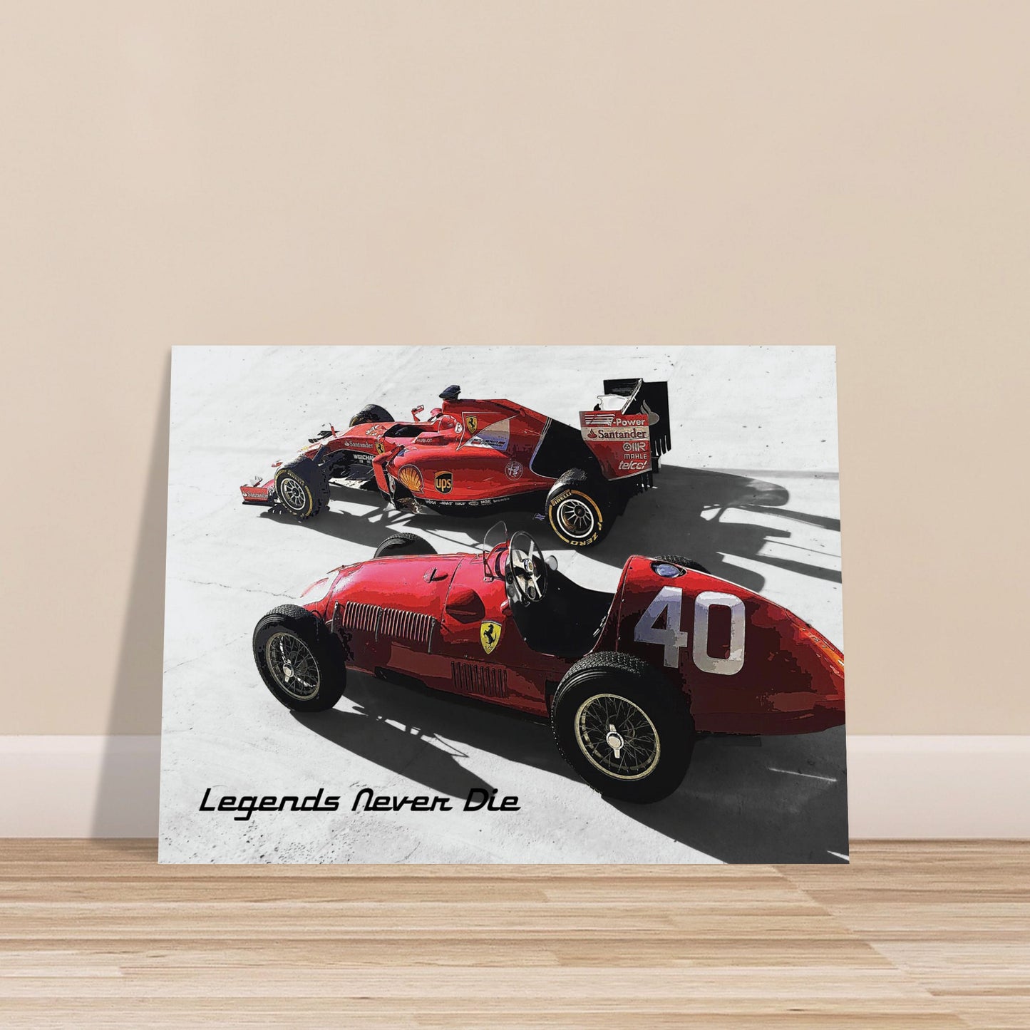 "Legends Never Die" Classic Semi-Glossy Paper Poster