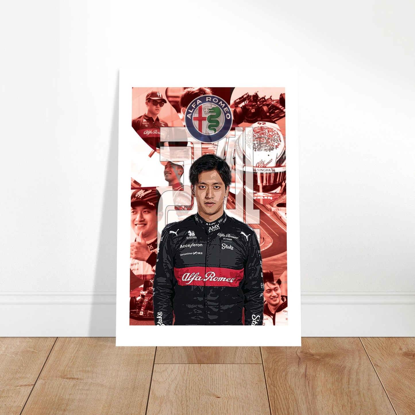 Zhou Guanyu Custom Classic Semi-Glossy Paper Poster