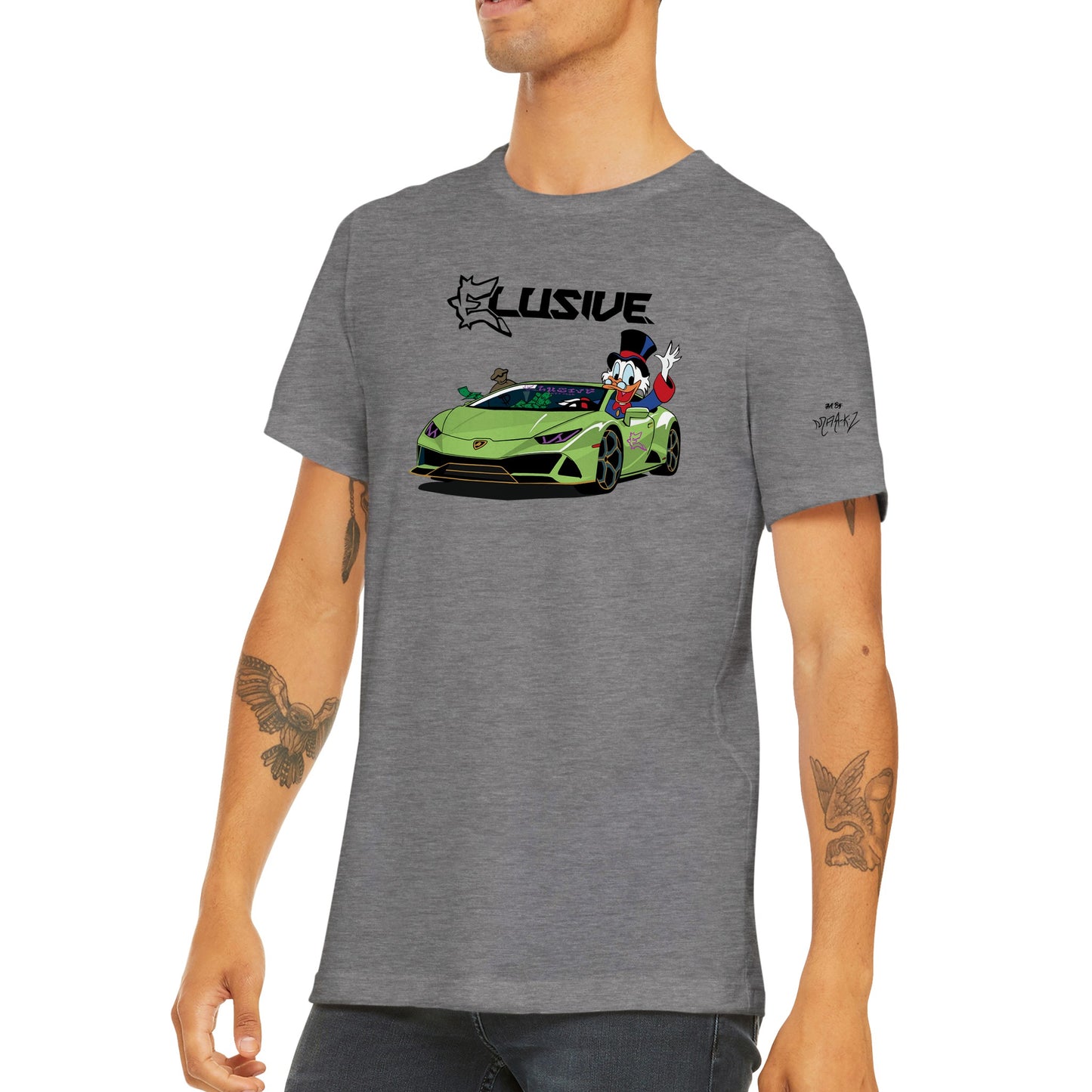 Lambo Scrooge Premium Unisex Crewneck T-shirt