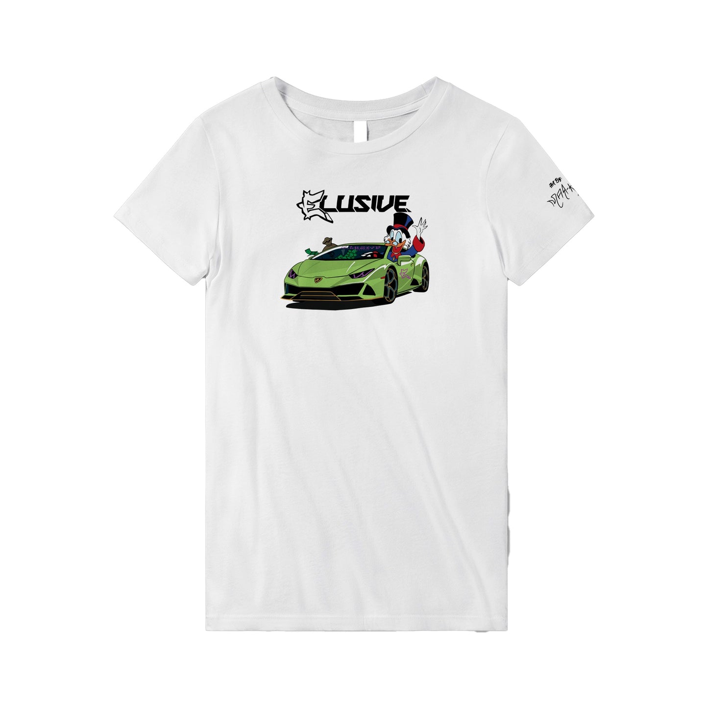 Lambo Scrooge Premium Womens Crewneck T-shirt