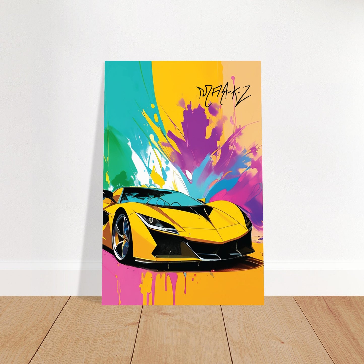 Supercar Delight Premium Semi-Glossy Paper Poster