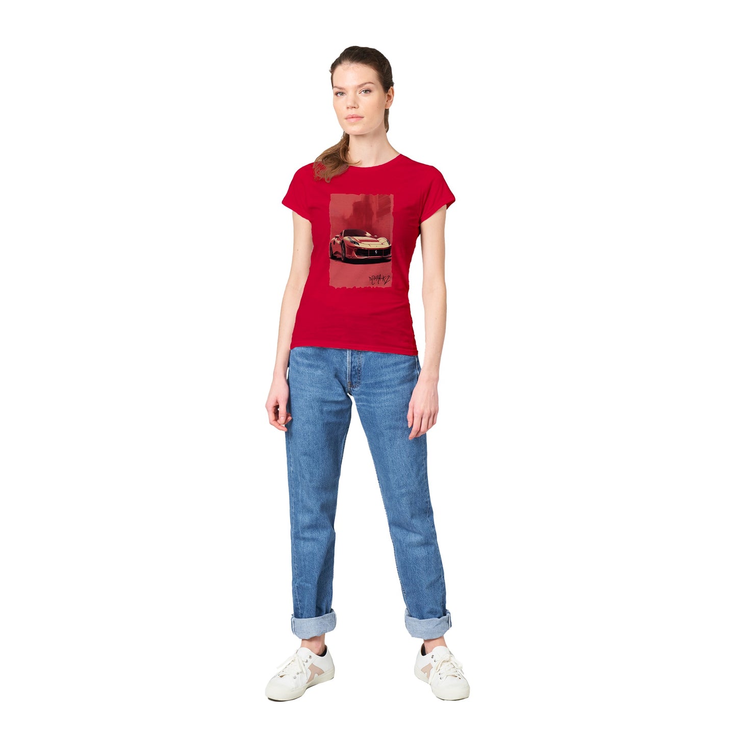 Ferrari in the Heat Classic Womens Crewneck T-shirt