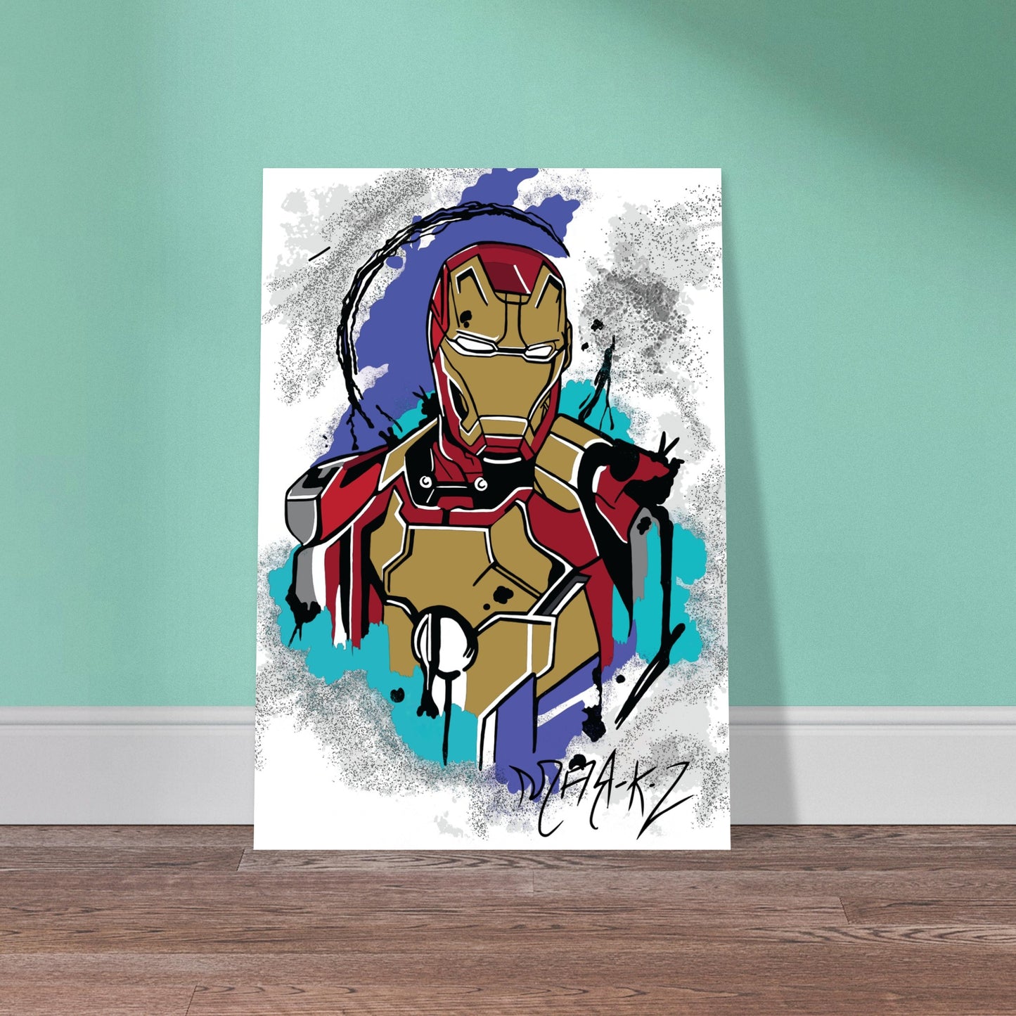 Custom Iron Man Premium Semi-Glossy Paper Poster