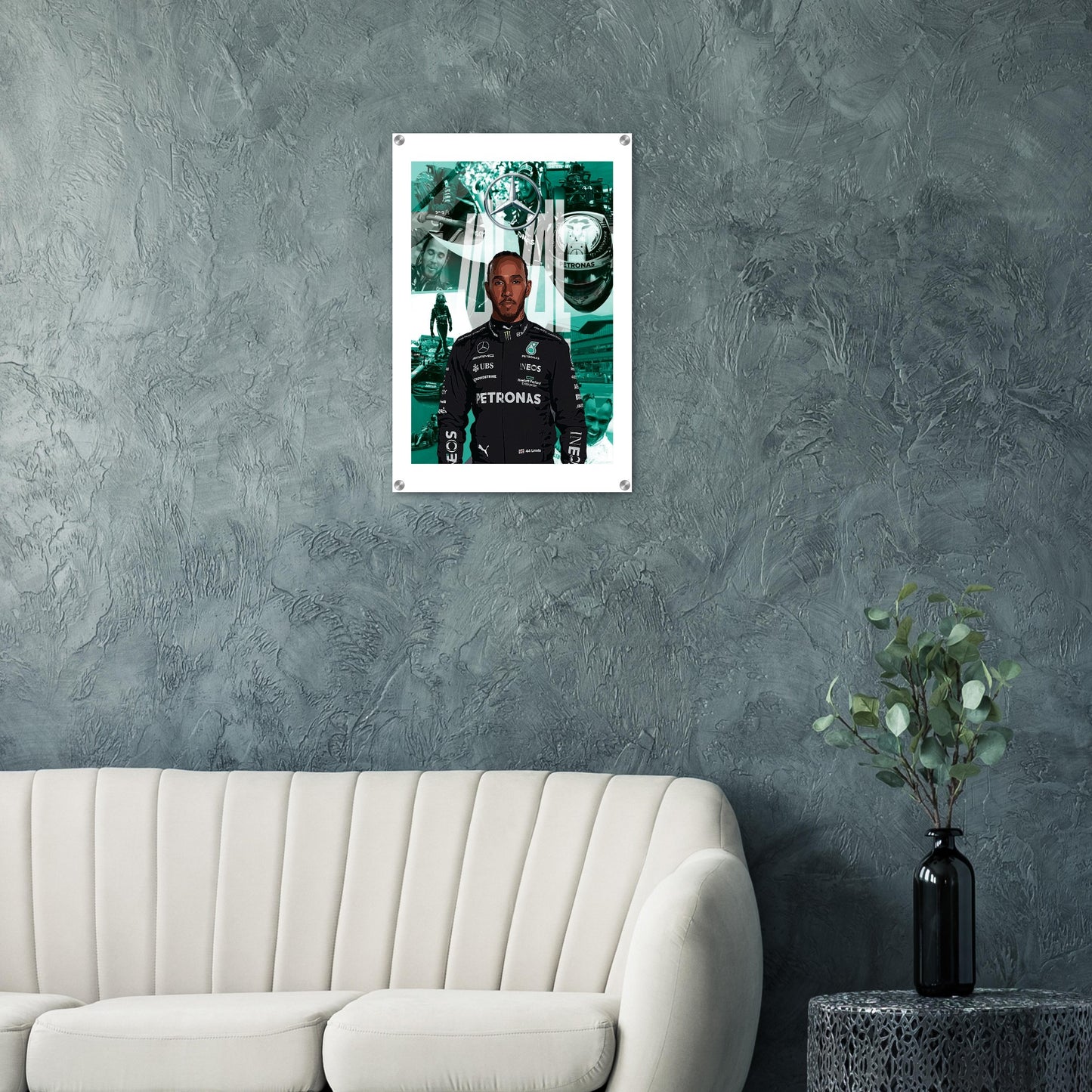 Lewis Hamilton Custom Acrylic Print