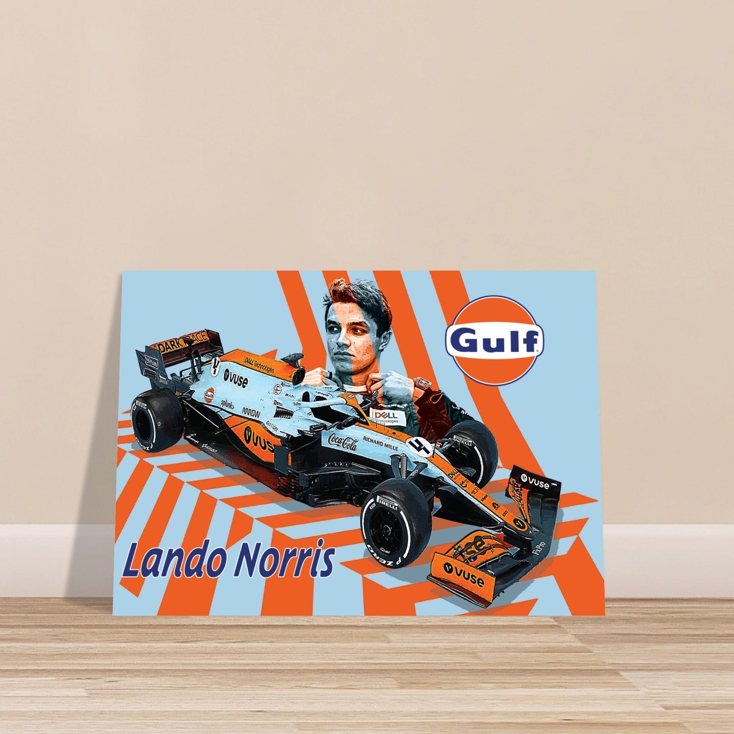 Lando Gulf Tribute Classic Semi-Glossy Paper Poster