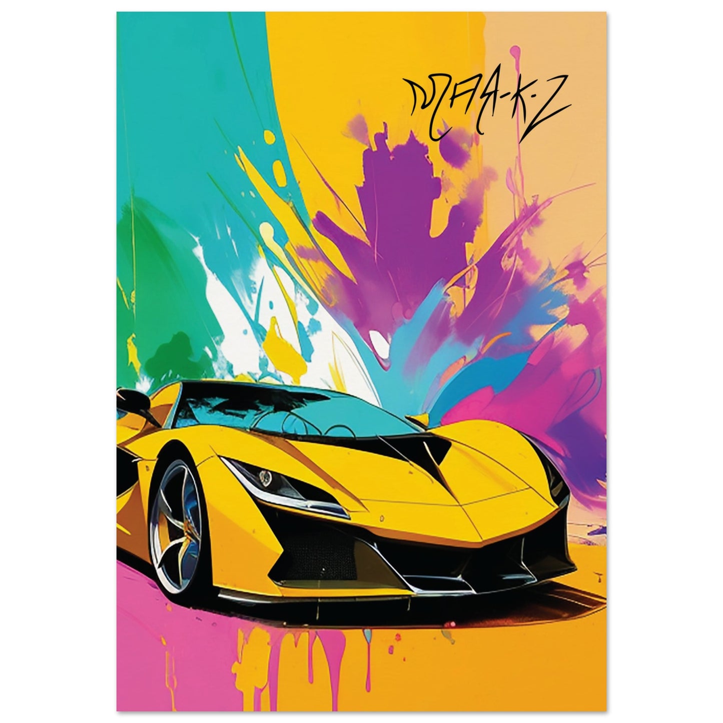 Supercar Delight Museum-Quality Matte Paper Poster