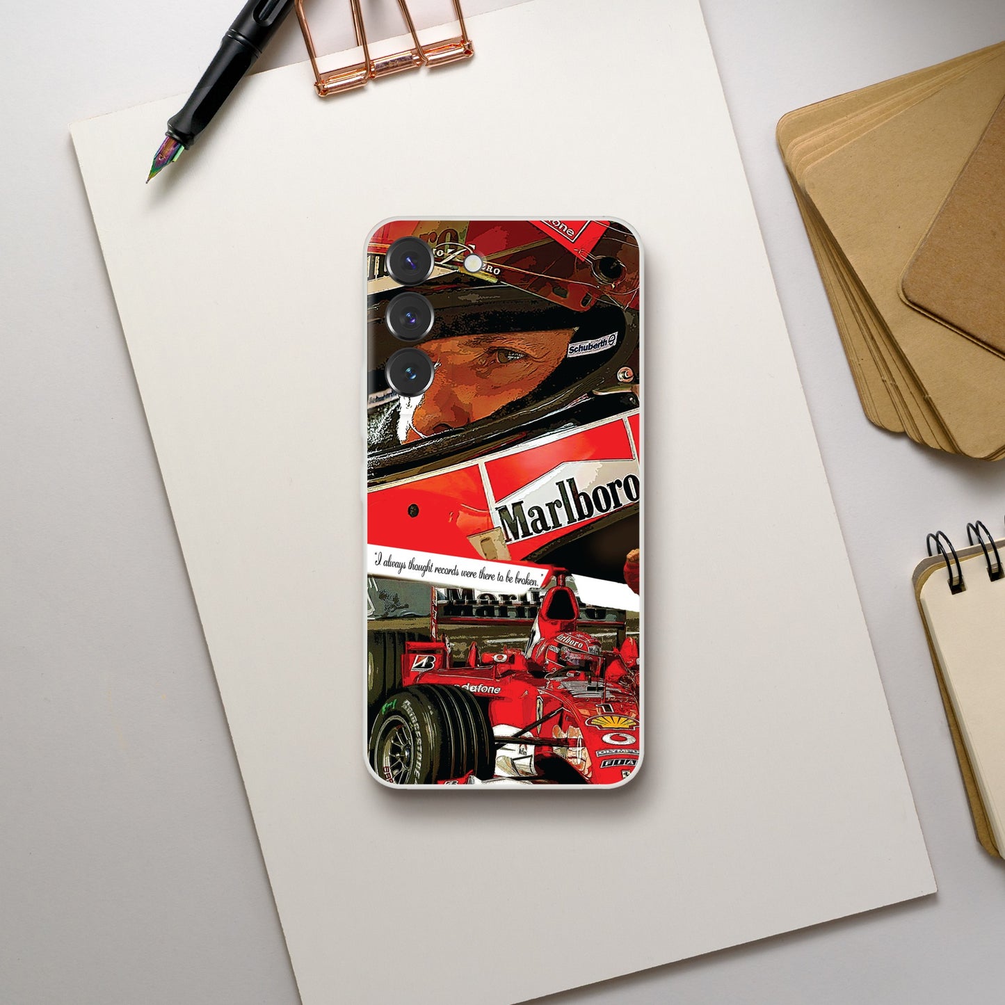 Michael Schumacher Custom Tribute Phone Flexi case