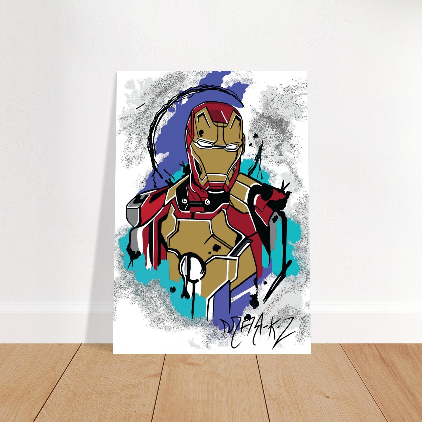 Custom Iron Man Premium Semi-Glossy Paper Poster