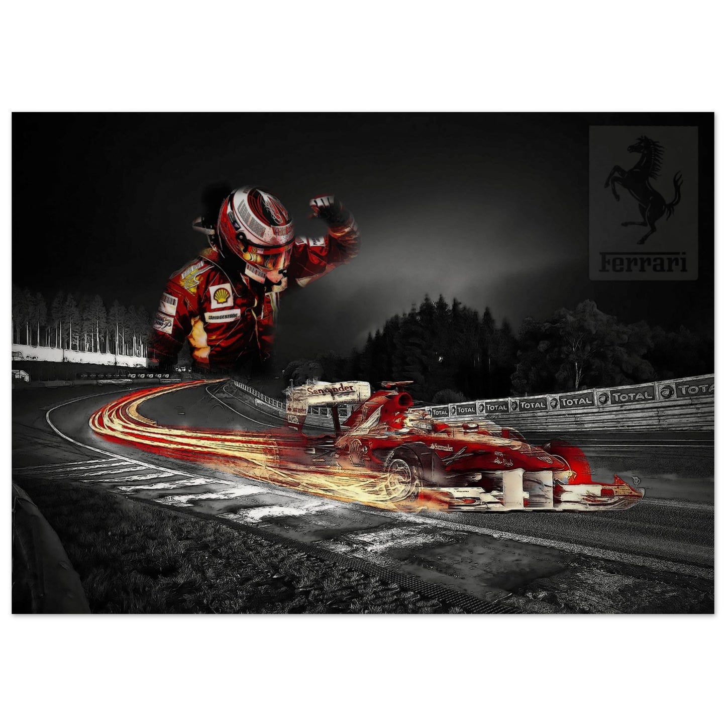 Spa-F1 Custom Museum-Quality Matte Paper Poster