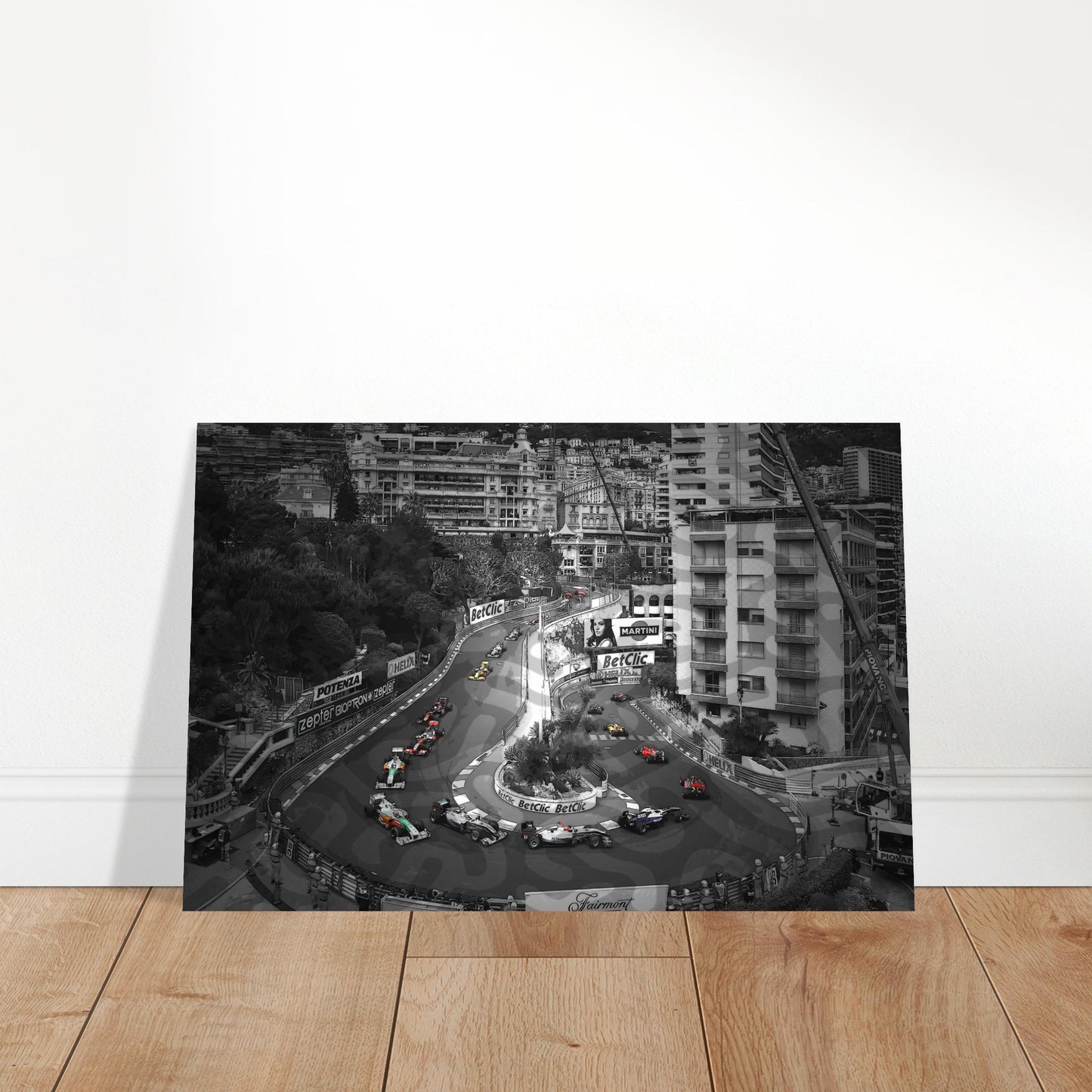 Monaco GP Custom (oil-paint style) Classic Semi-Glossy Paper Poster