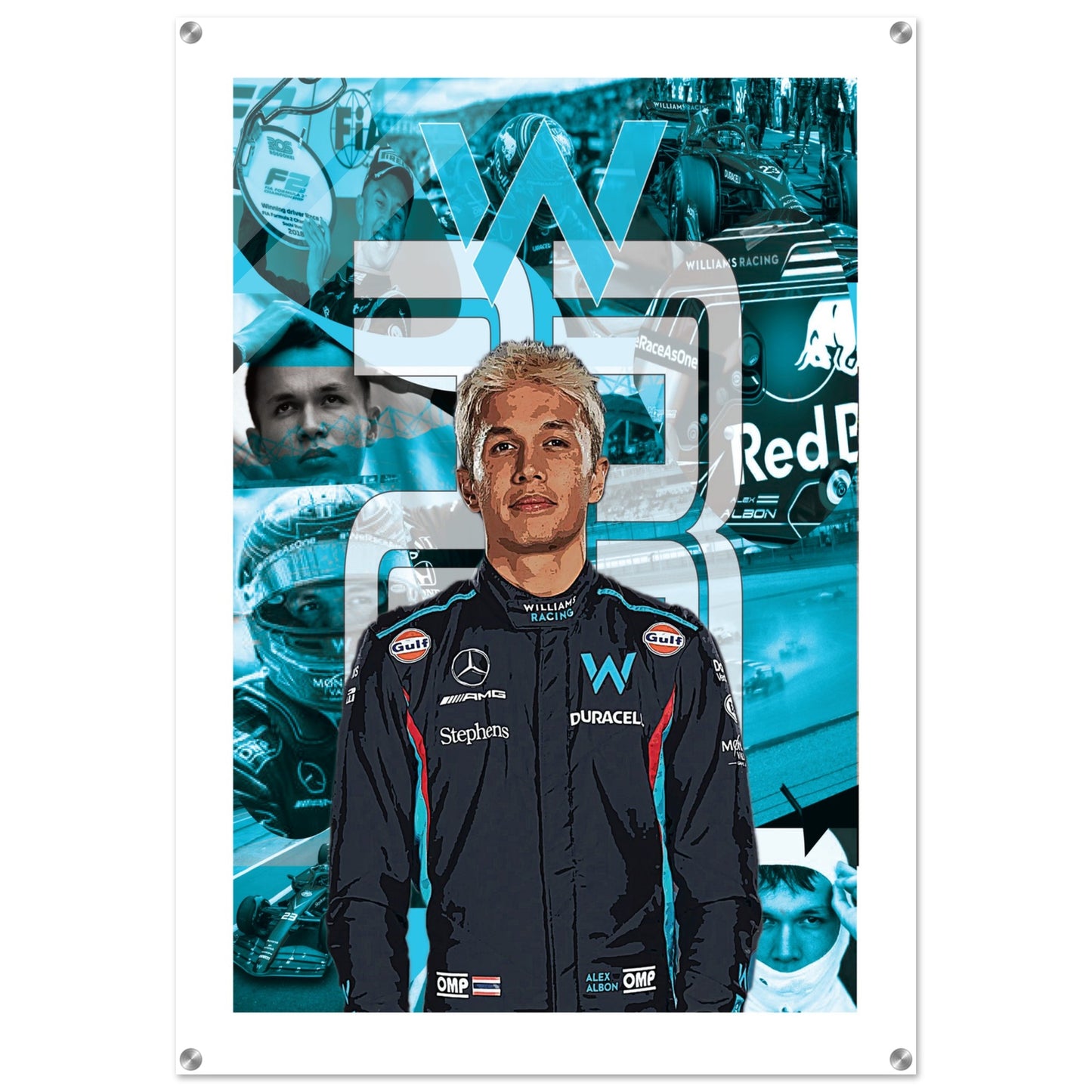 Alex Albon Custom Acrylic Print