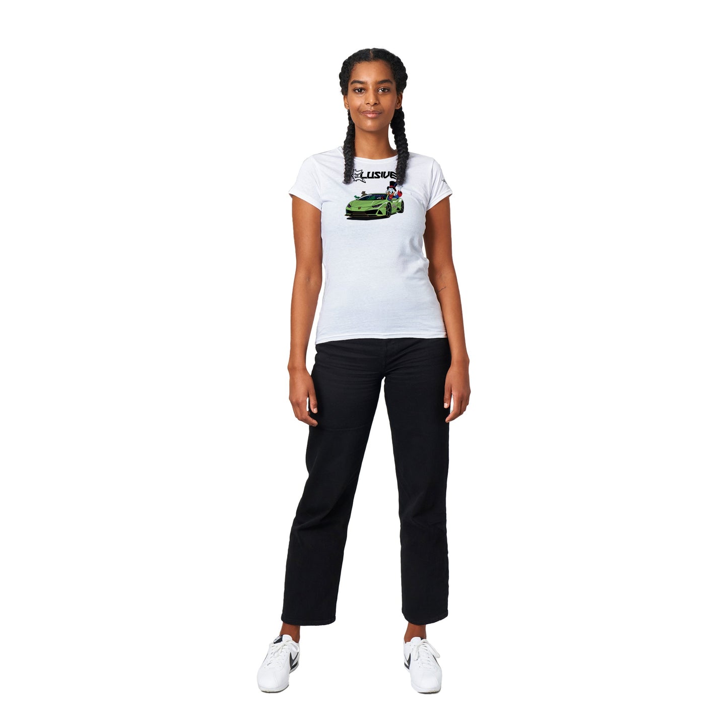 Lambo Scrooge Classic Womens Crewneck T-shirt