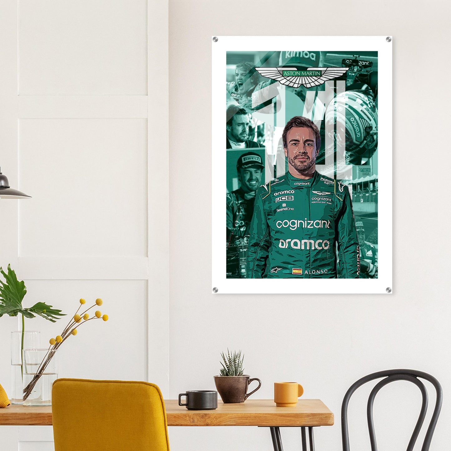 Fernando Alonso Custom Acrylic Print