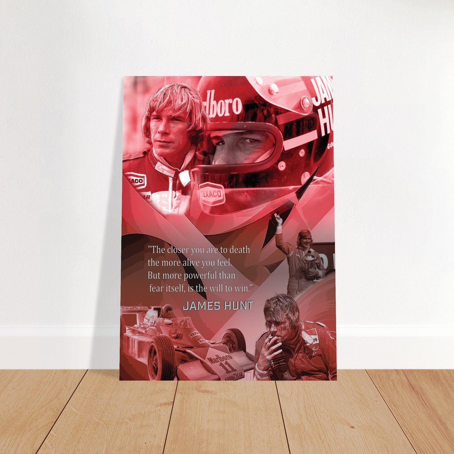 James Hunt Custom Tribute Premium Semi-Glossy Paper Poster