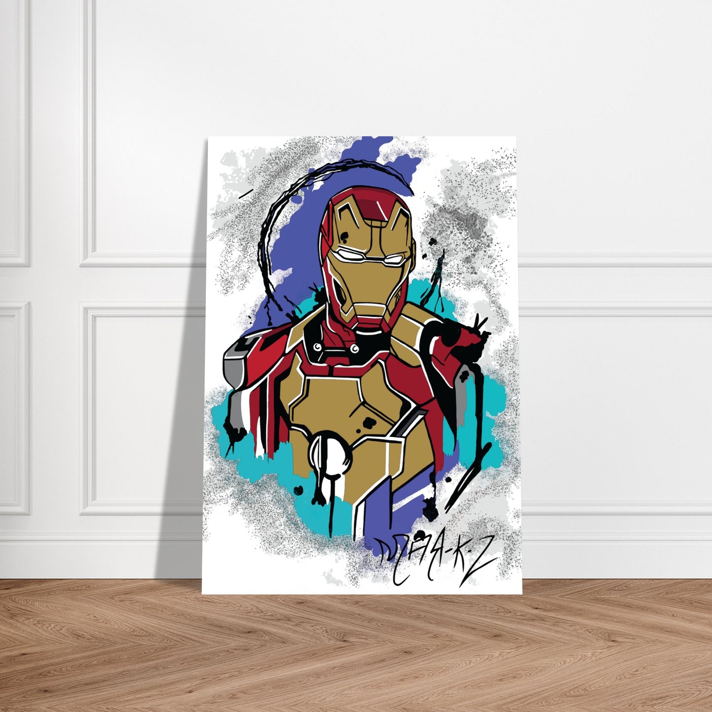 Custom Iron Man Classic Semi-Glossy Paper Poster