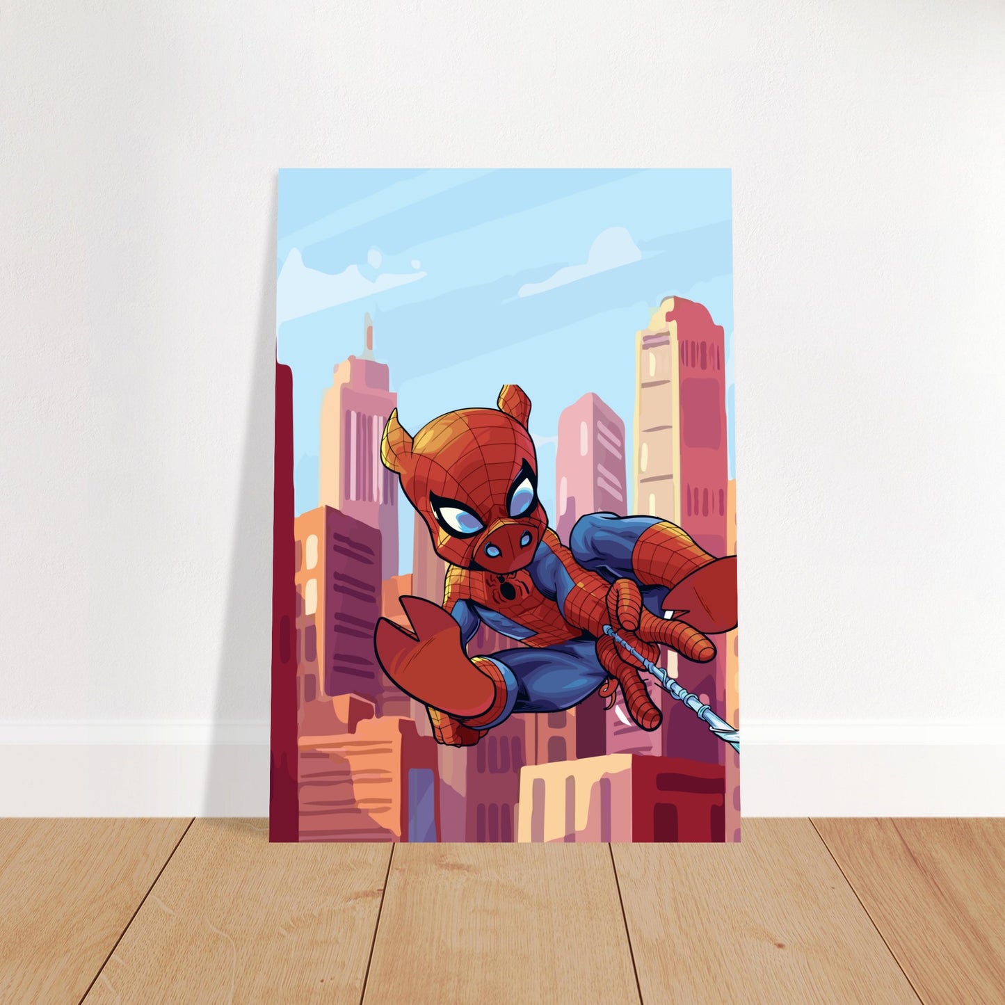 Spider-Pig Premium Semi-Glossy Paper Poster