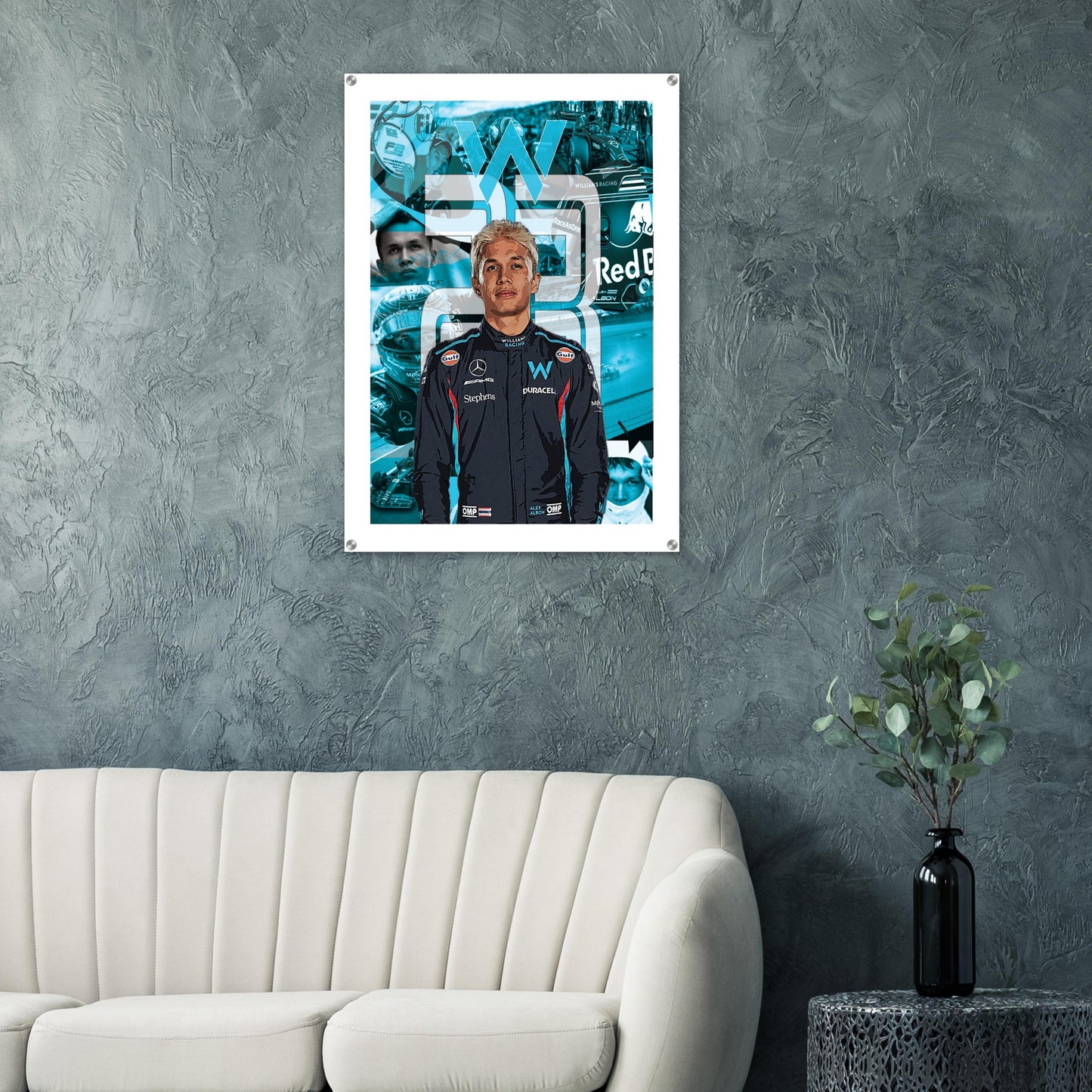 Alex Albon Custom Acrylic Print