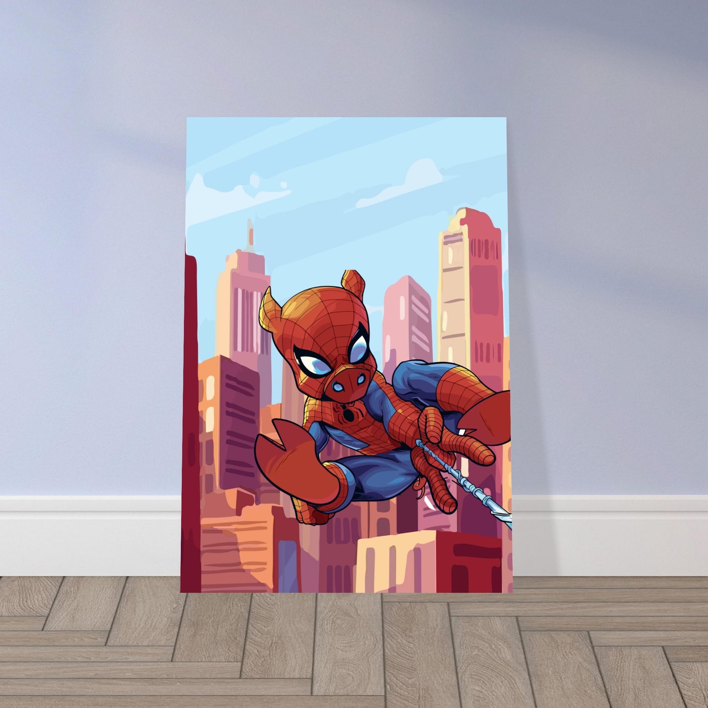 Spider-Pig Premium Semi-Glossy Paper Poster