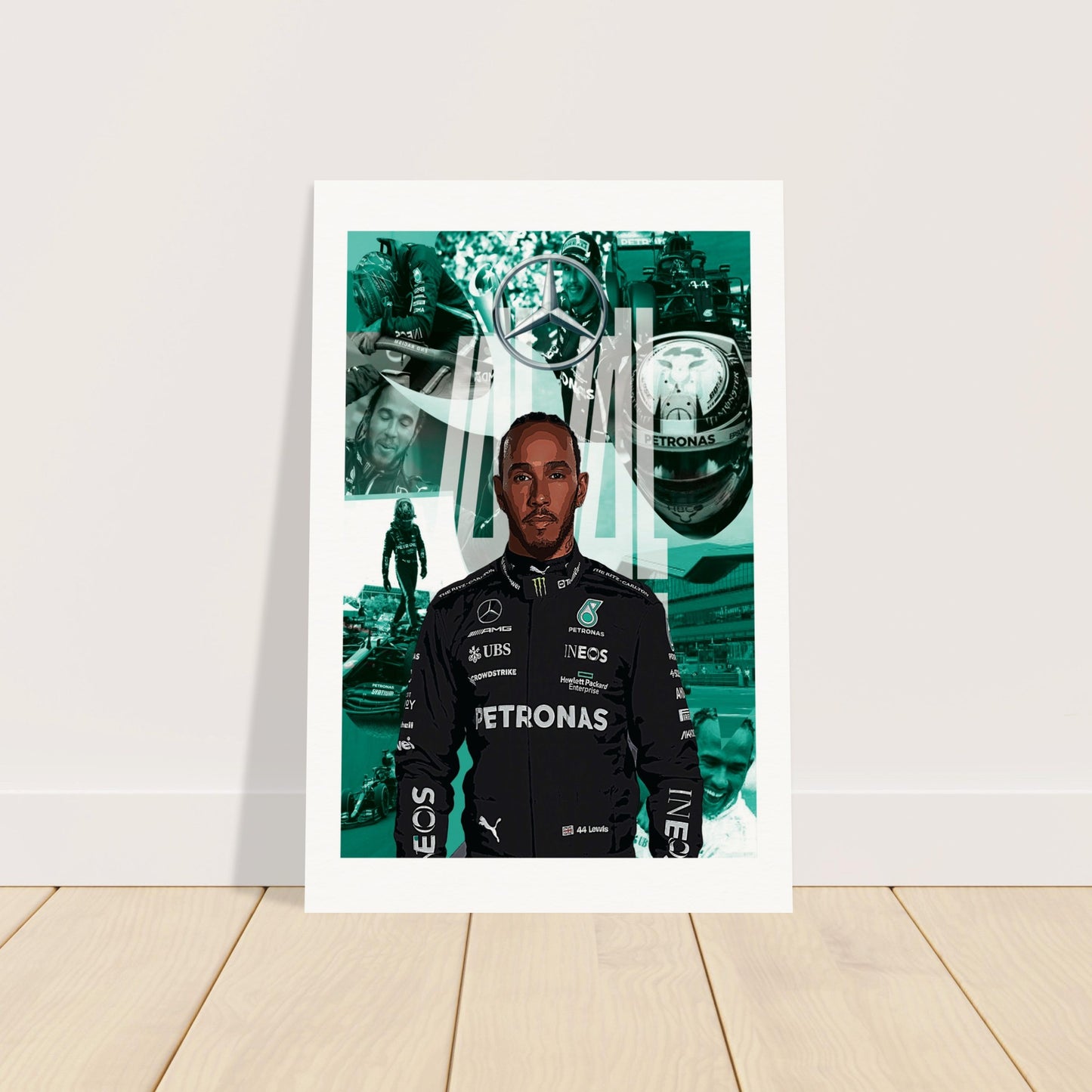 Lewis Hamilton Custom Museum-Quality Matte Paper Poster