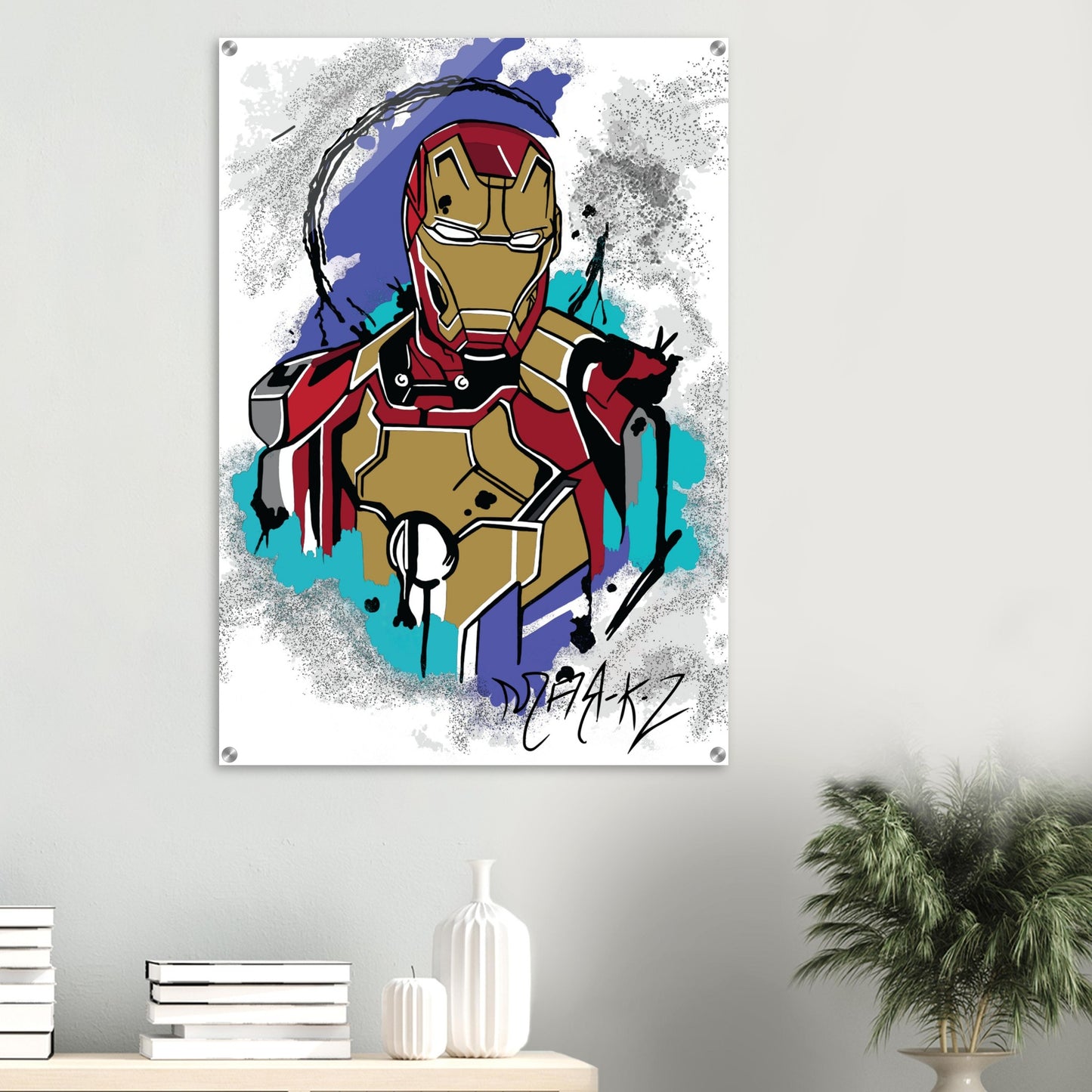 Custom Iron Man Acrylic Print