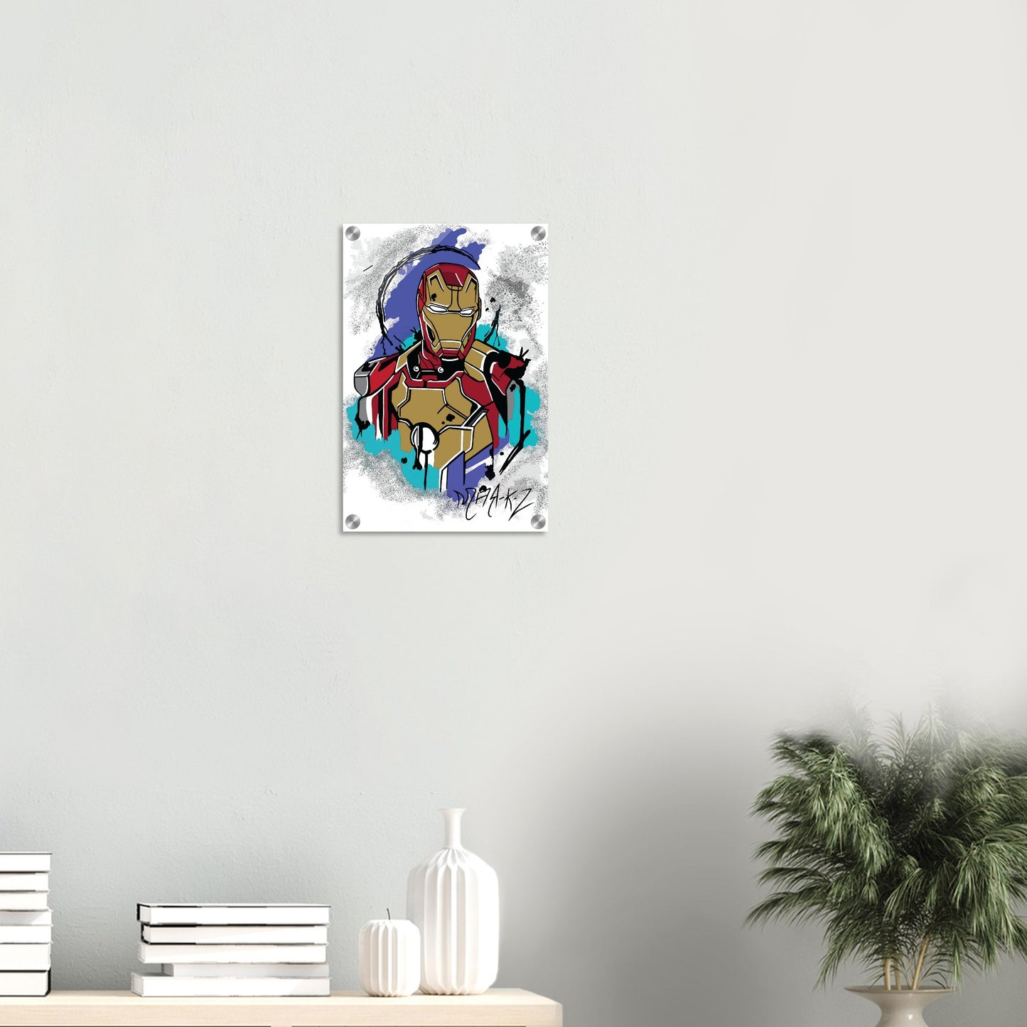 Custom Iron Man Acrylic Print