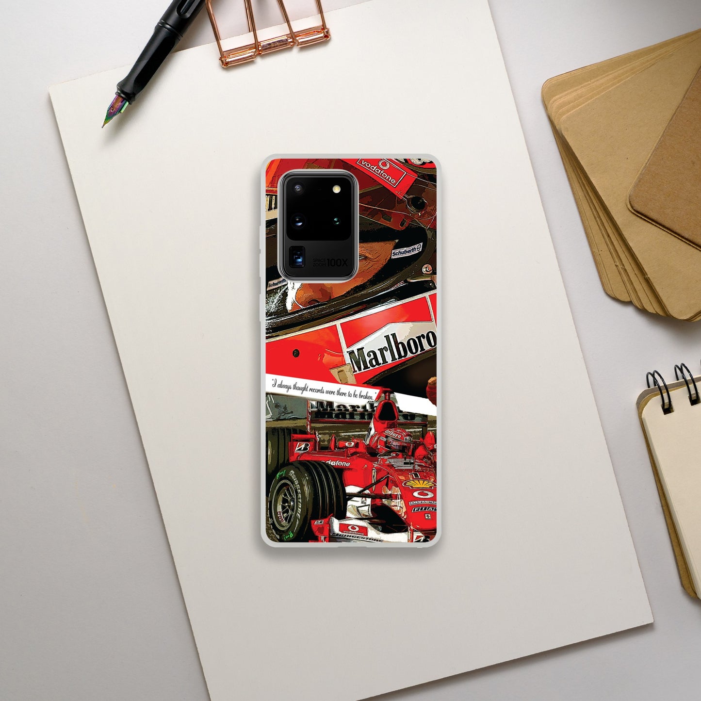 Michael Schumacher Custom Tribute Phone Flexi case