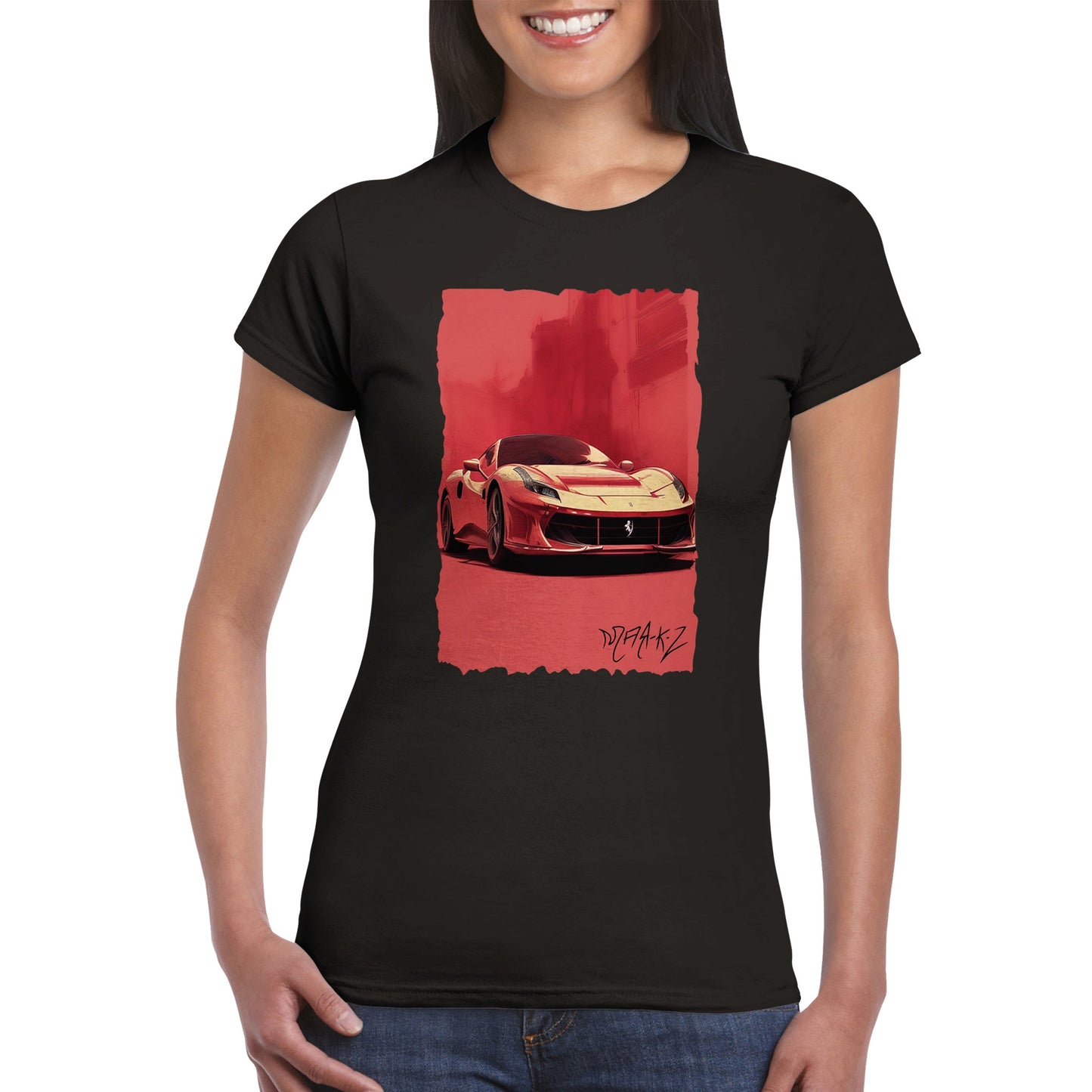 Ferrari in the Heat Classic Womens Crewneck T-shirt