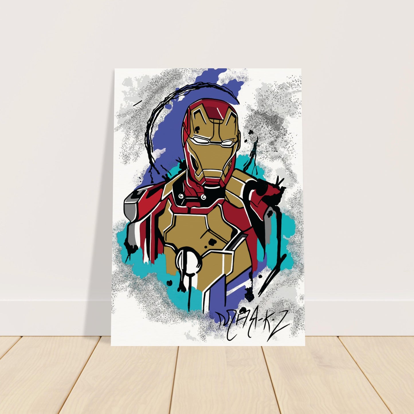 Custom Iron Man Museum-Quality Matte Paper Poster