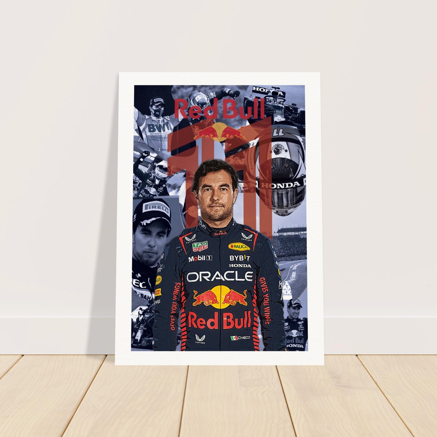 Sergio Perez Custom Museum-Quality Matte Paper Poster