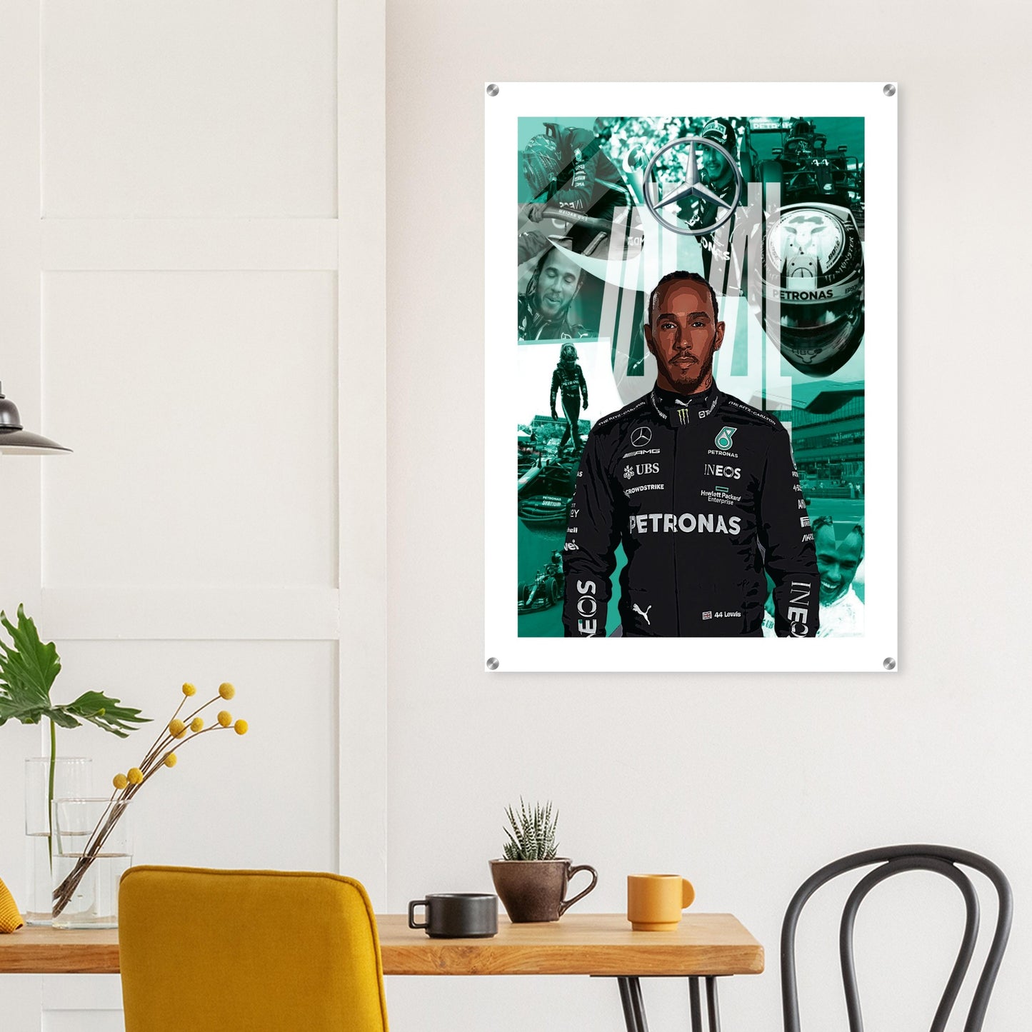 Lewis Hamilton Custom Acrylic Print