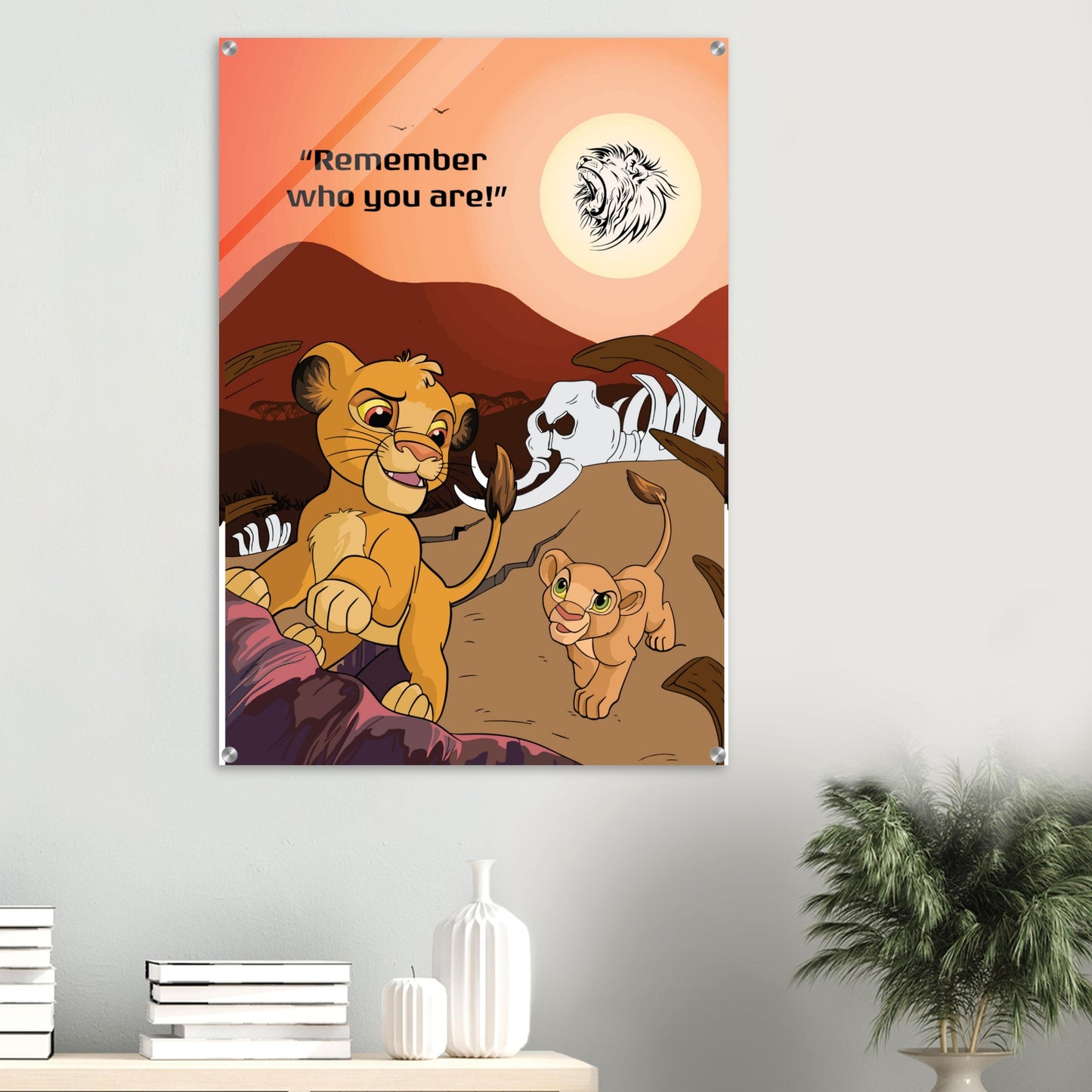 Simba's Journey Acrylic Print