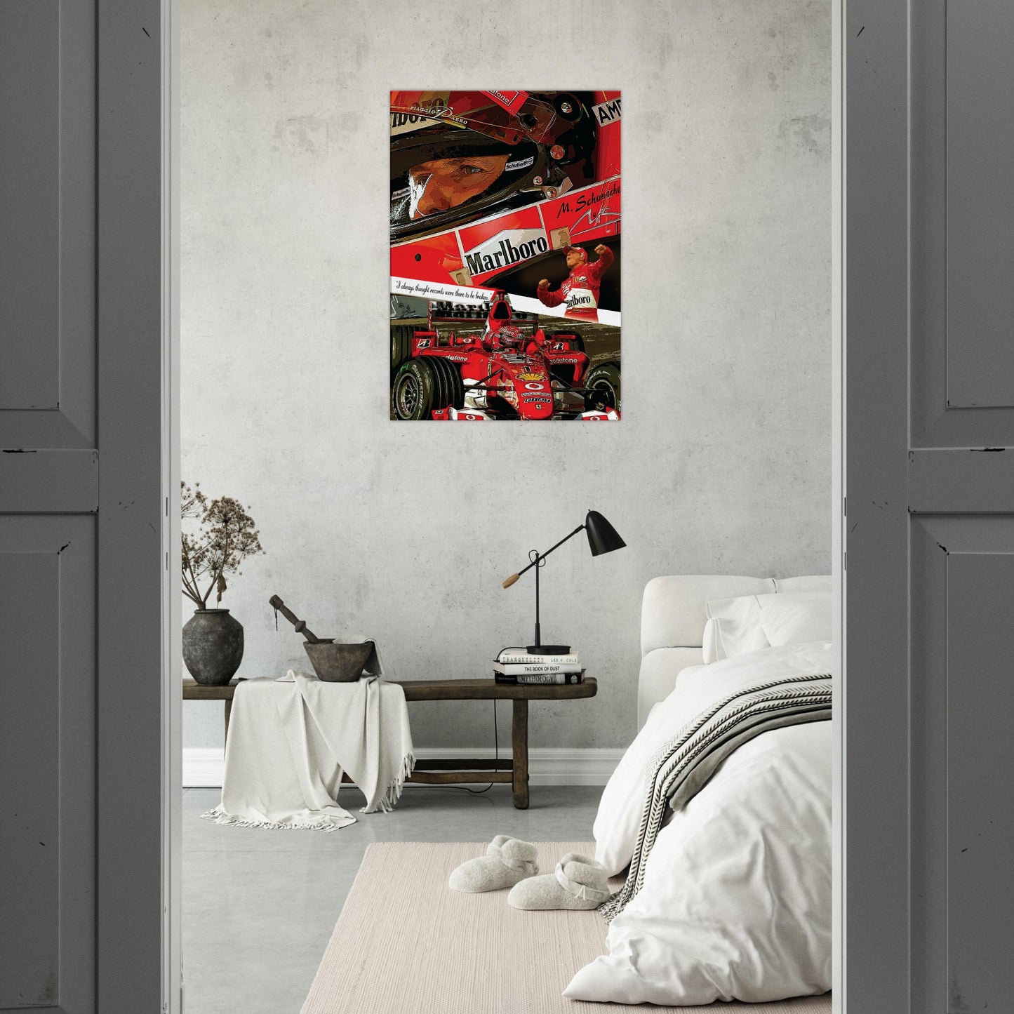 Michael Schumacher Custom Tribute Canvas