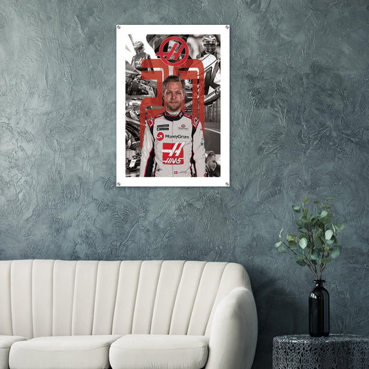 Kevin Magnussen Custom Acrylic Print