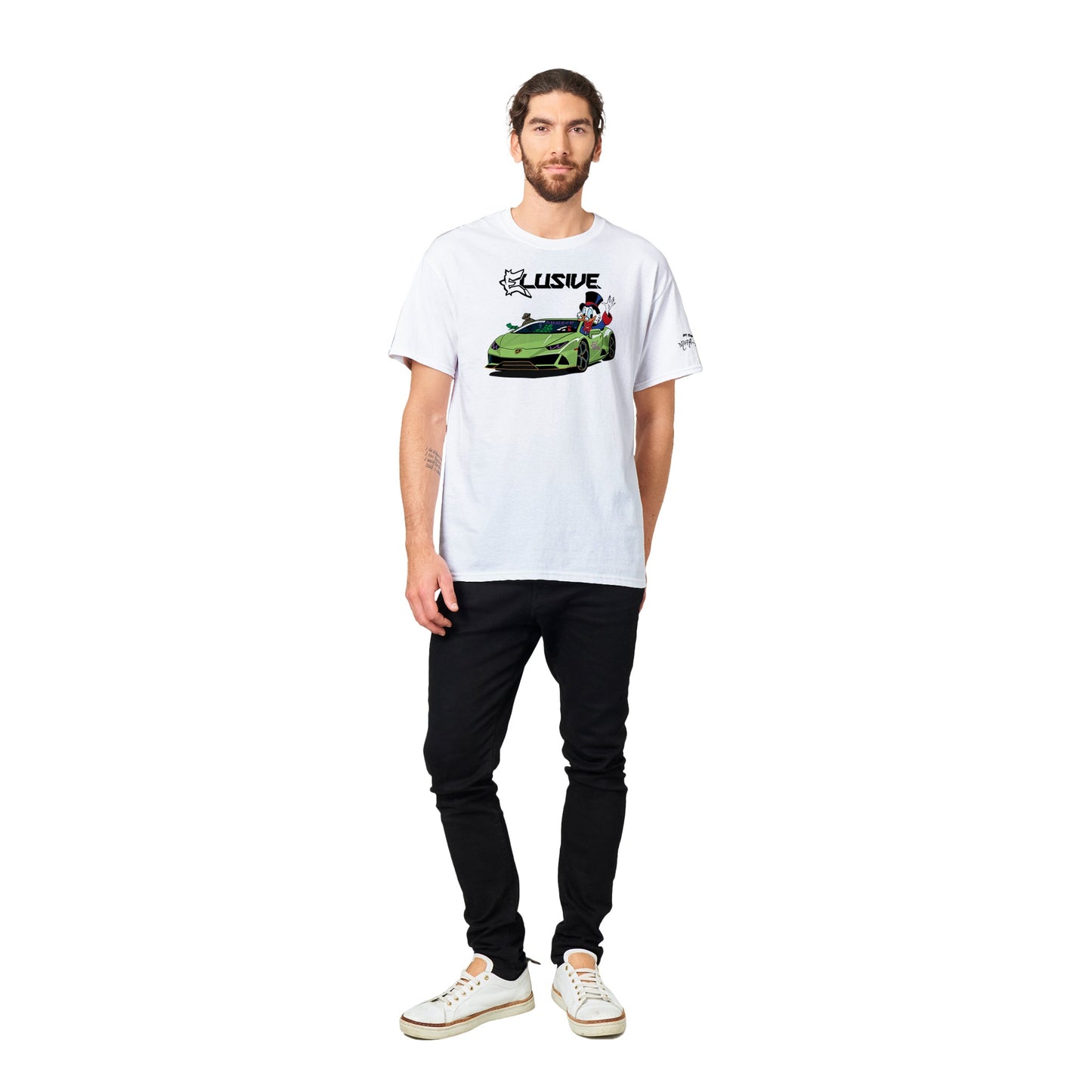 Lambo Scrooge Heavyweight Unisex Crewneck T-shirt