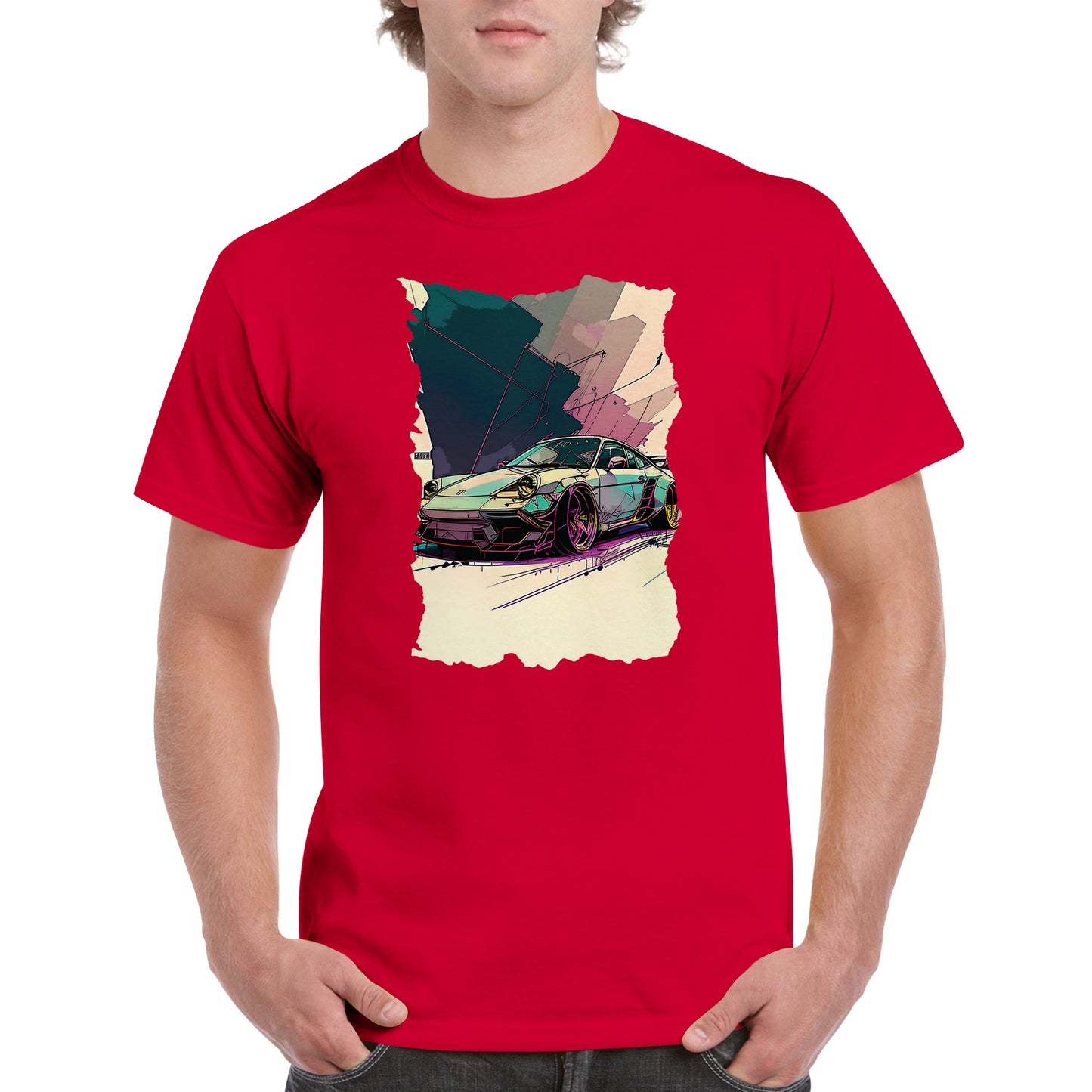 Crusin' 911 Heavyweight Unisex Crewneck T-shirt