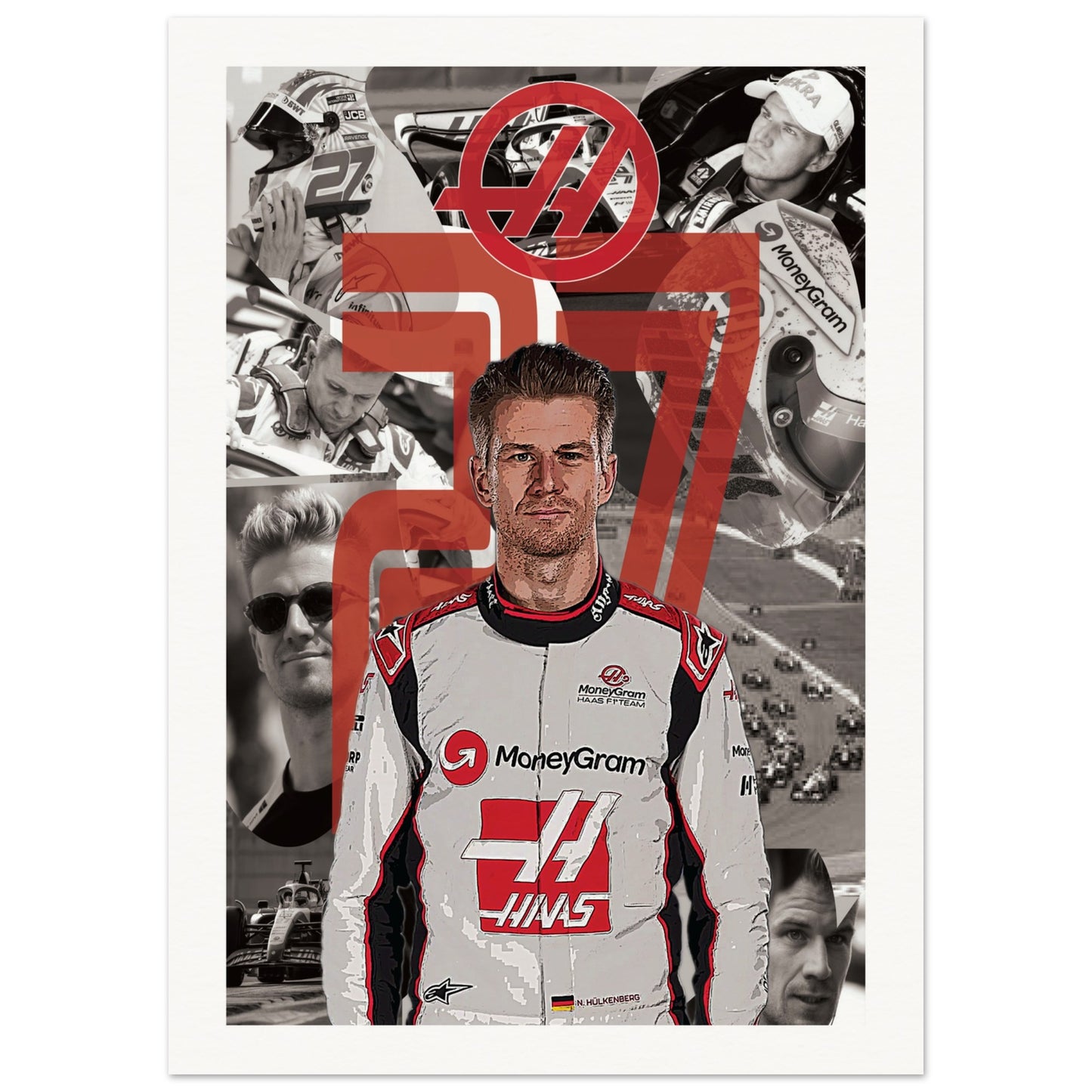 Nico Hulkenberg Custom Museum-Quality Matte Paper Poster