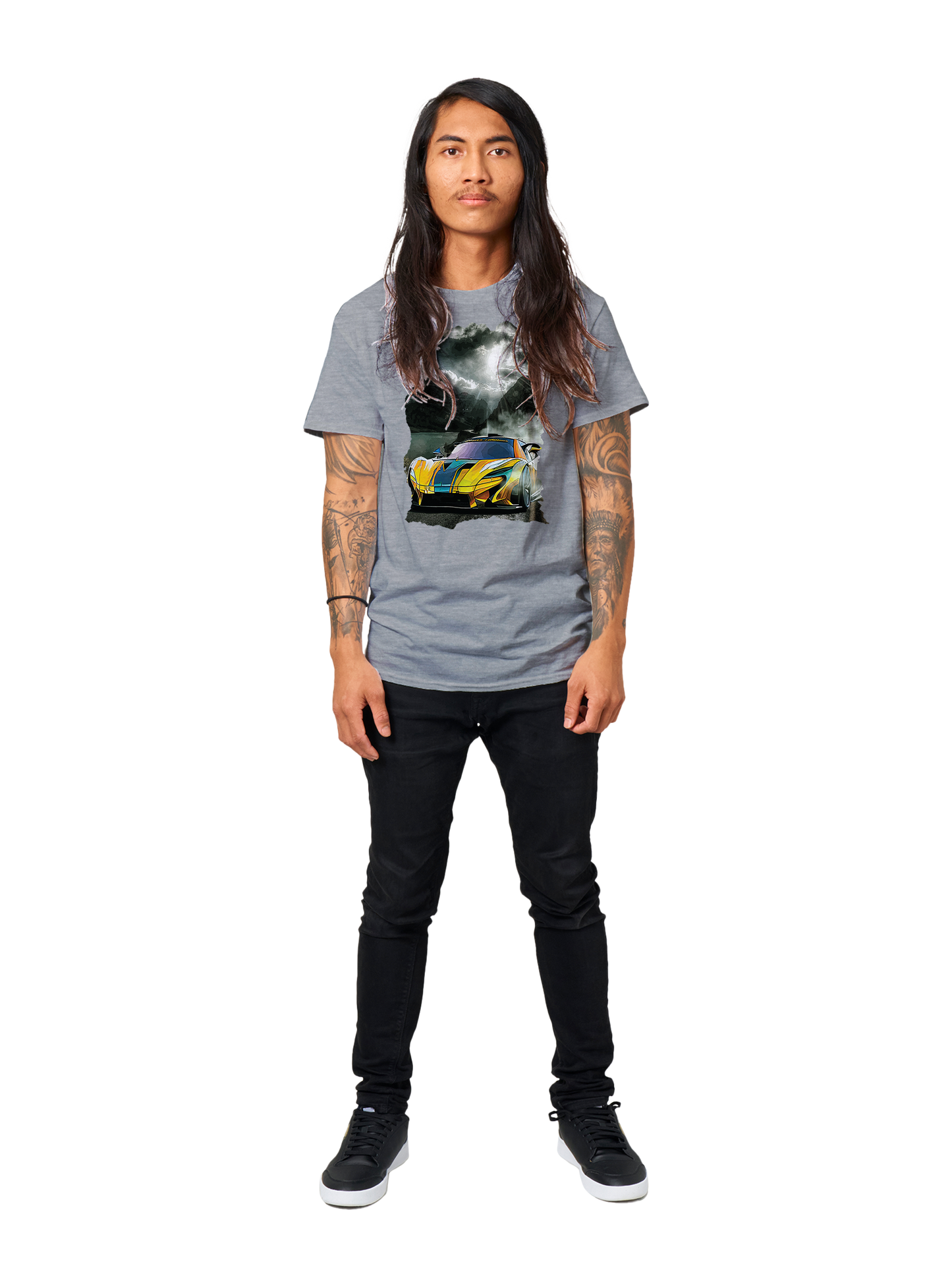 Mountain Smoke Heavyweight Unisex Crewneck T-shirt