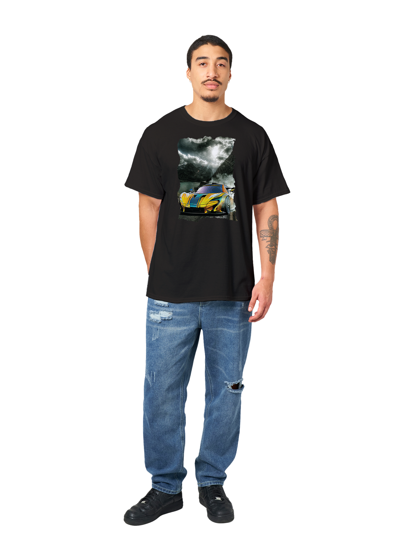 Mountain Smoke Heavyweight Unisex Crewneck T-shirt