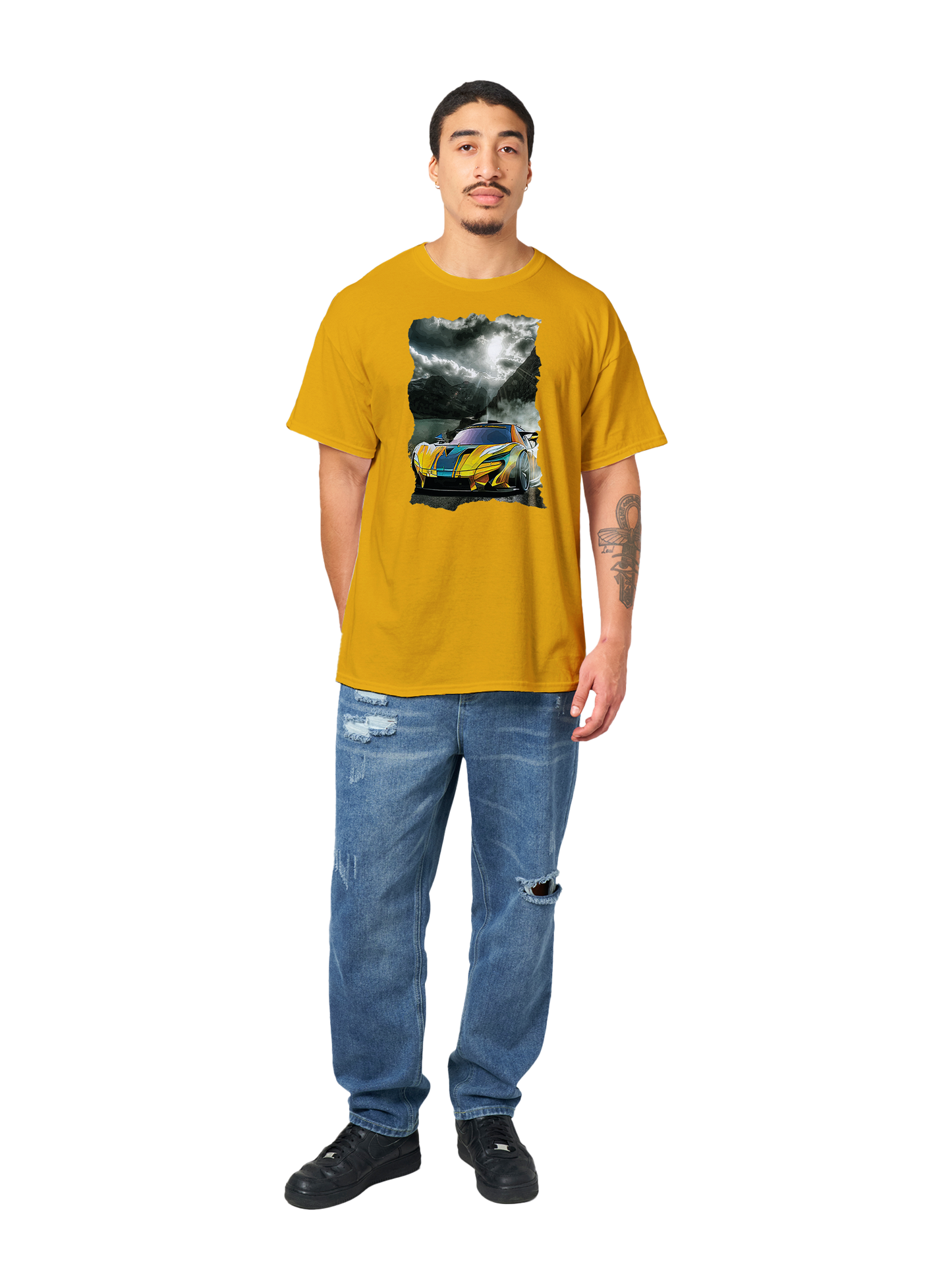 Mountain Smoke Heavyweight Unisex Crewneck T-shirt